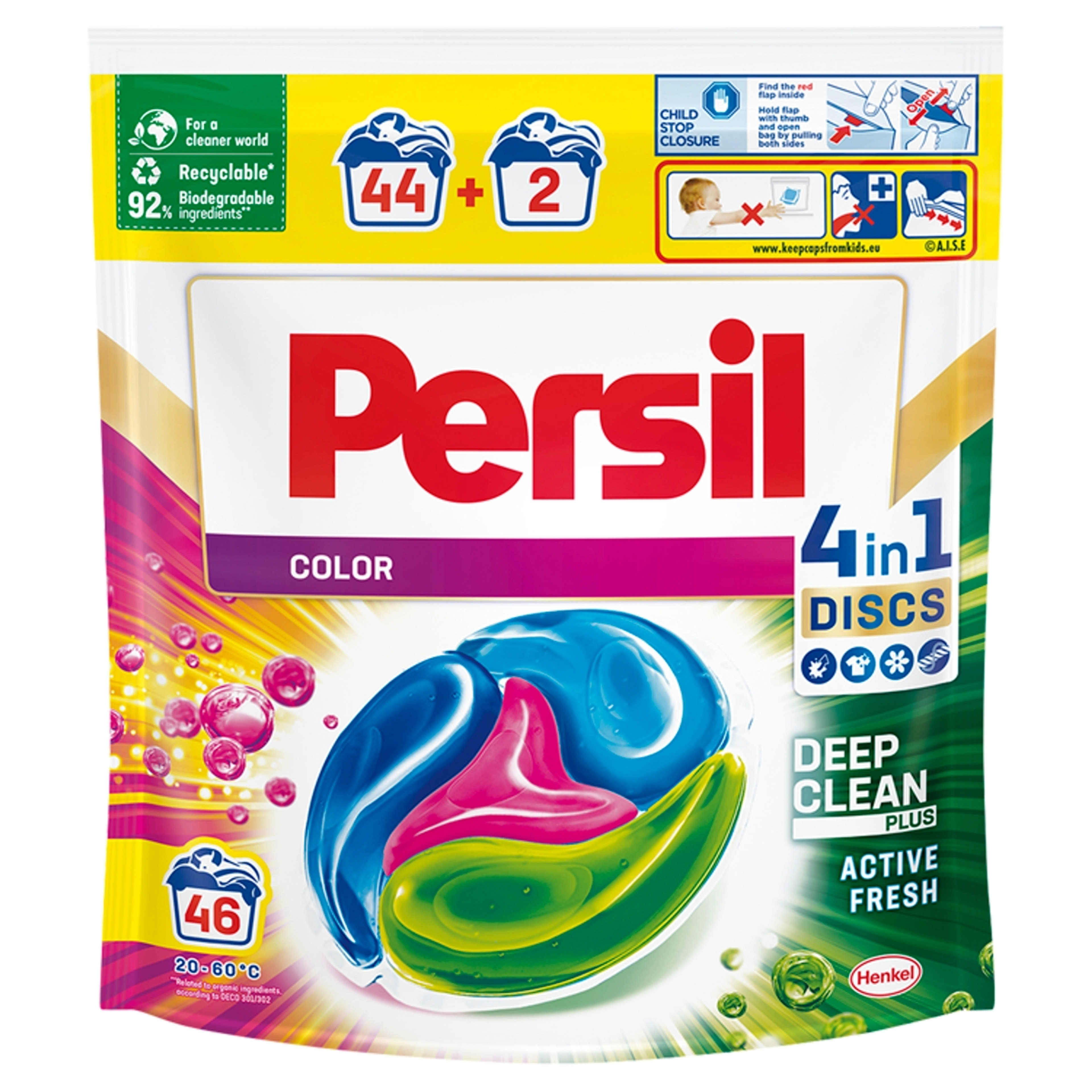 Persil Discs Color mosókapszula, 46 mosás - 46 db