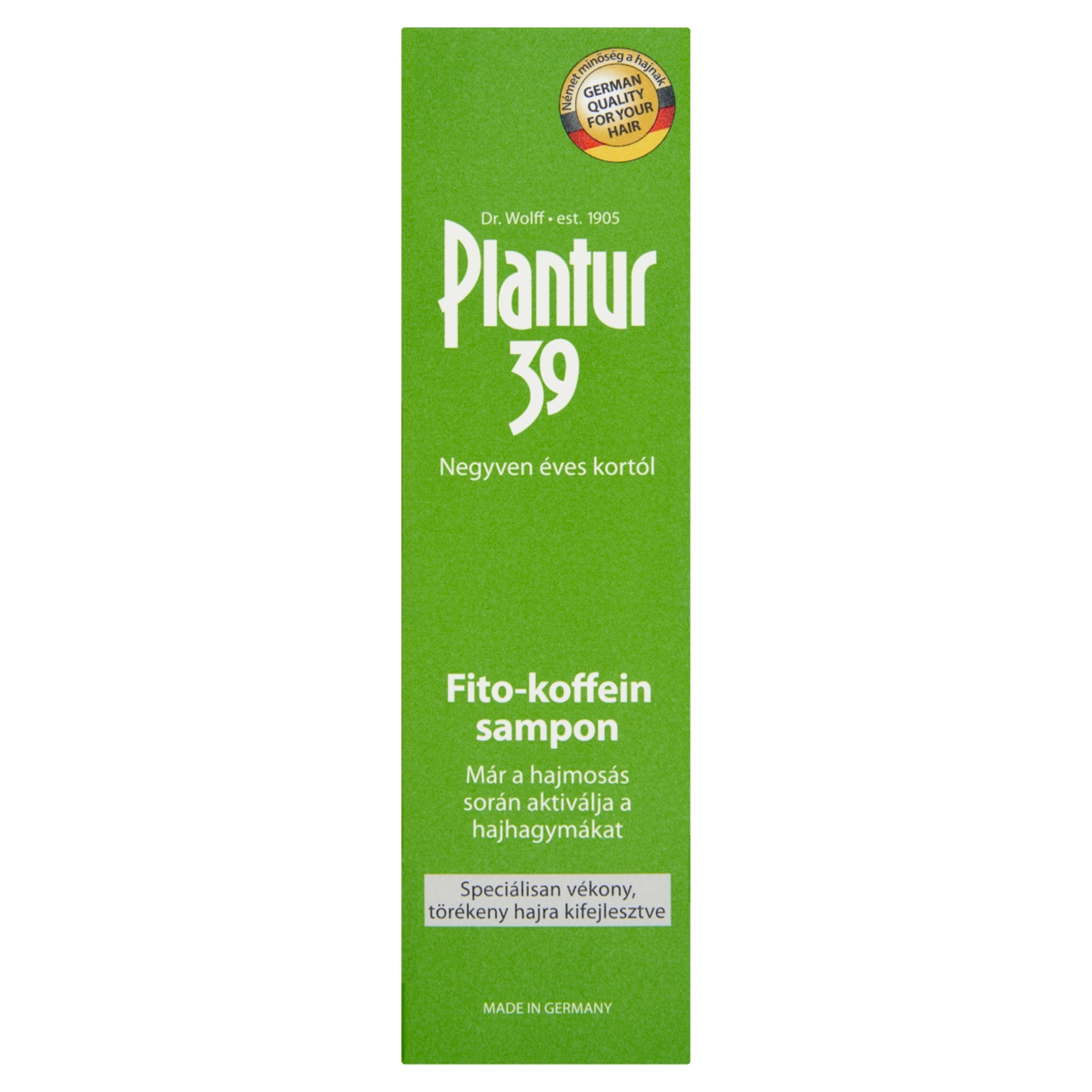 Plantur 39 Koffeines sampon - 250 ml