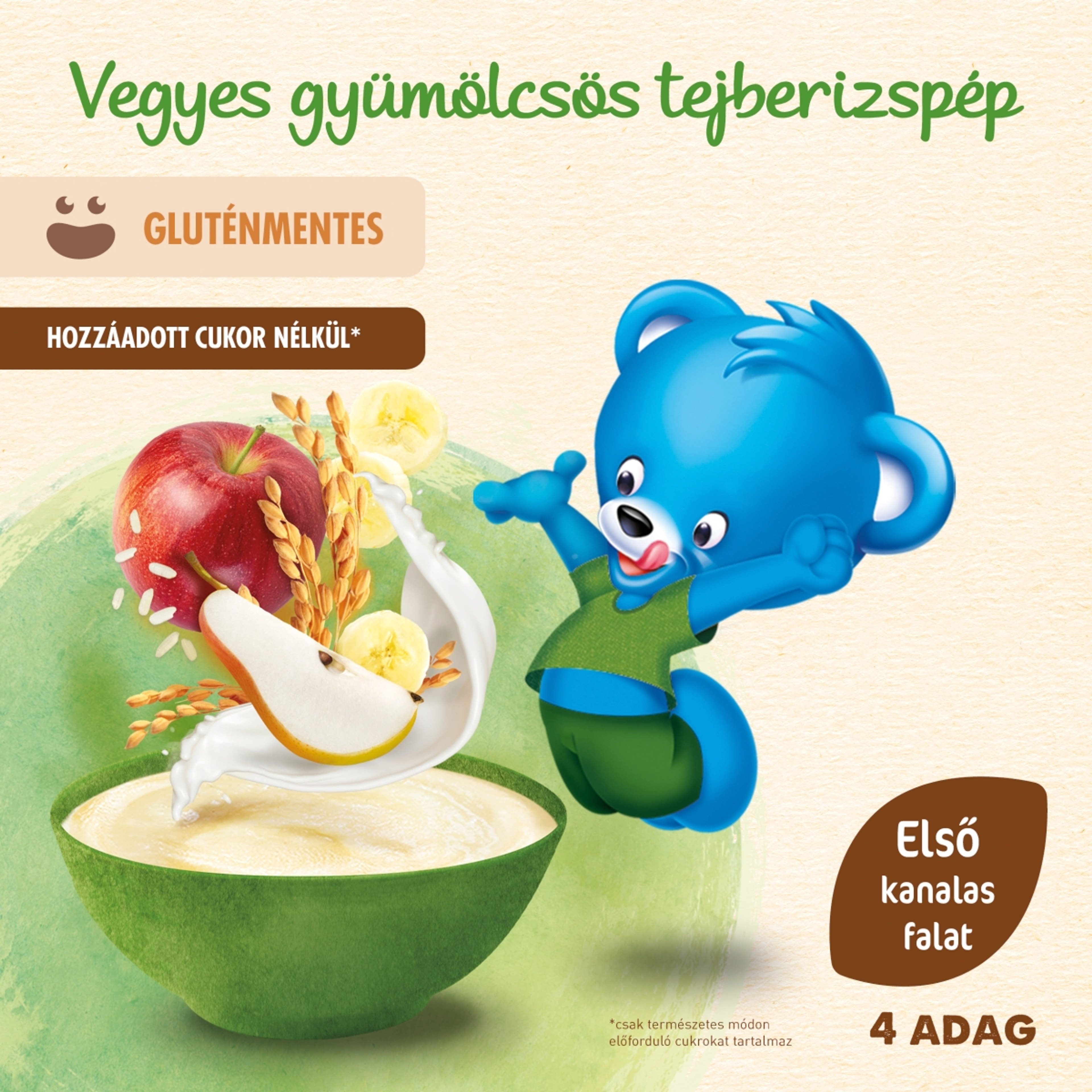 Nestlé vegyes gyümölcsös tejberizspép 6 hónapos kortól - 200 g-4