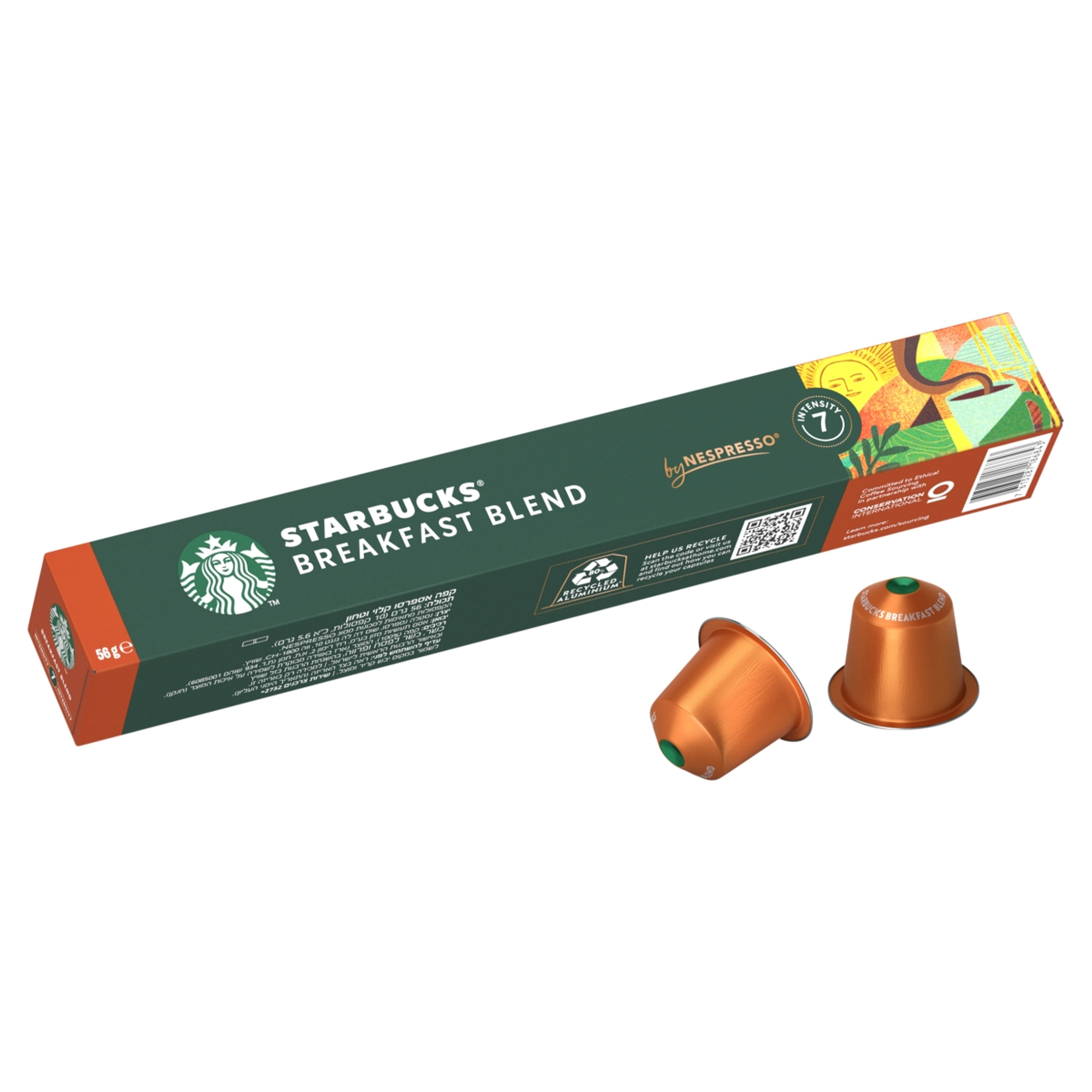 Starbucks by Nespresso Breakfast Blend kávékapszula - 10 db-2