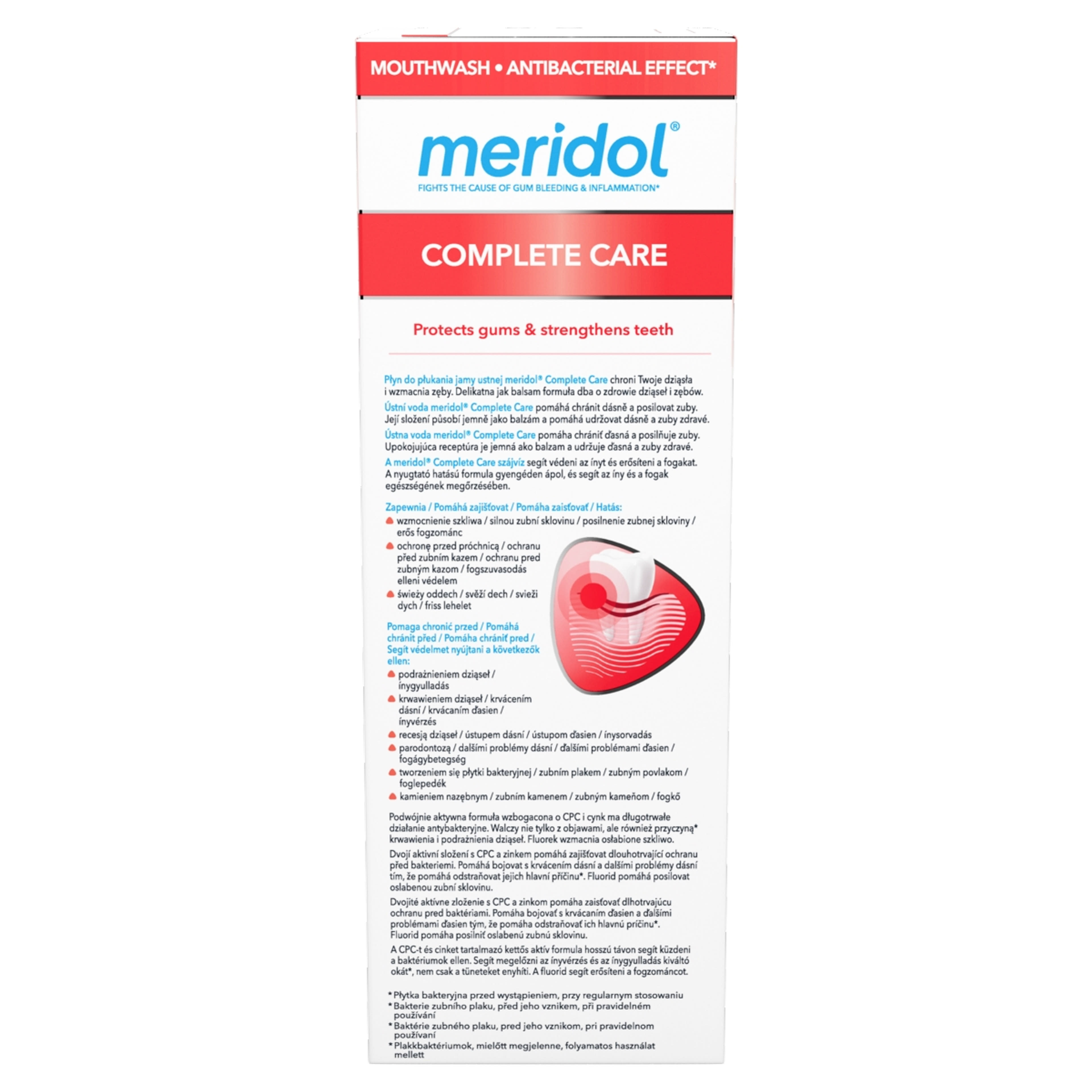 Meridol Complete Care szájvíz fogínyvérzés és fogínygyulladás ellen - 400 ml-4
