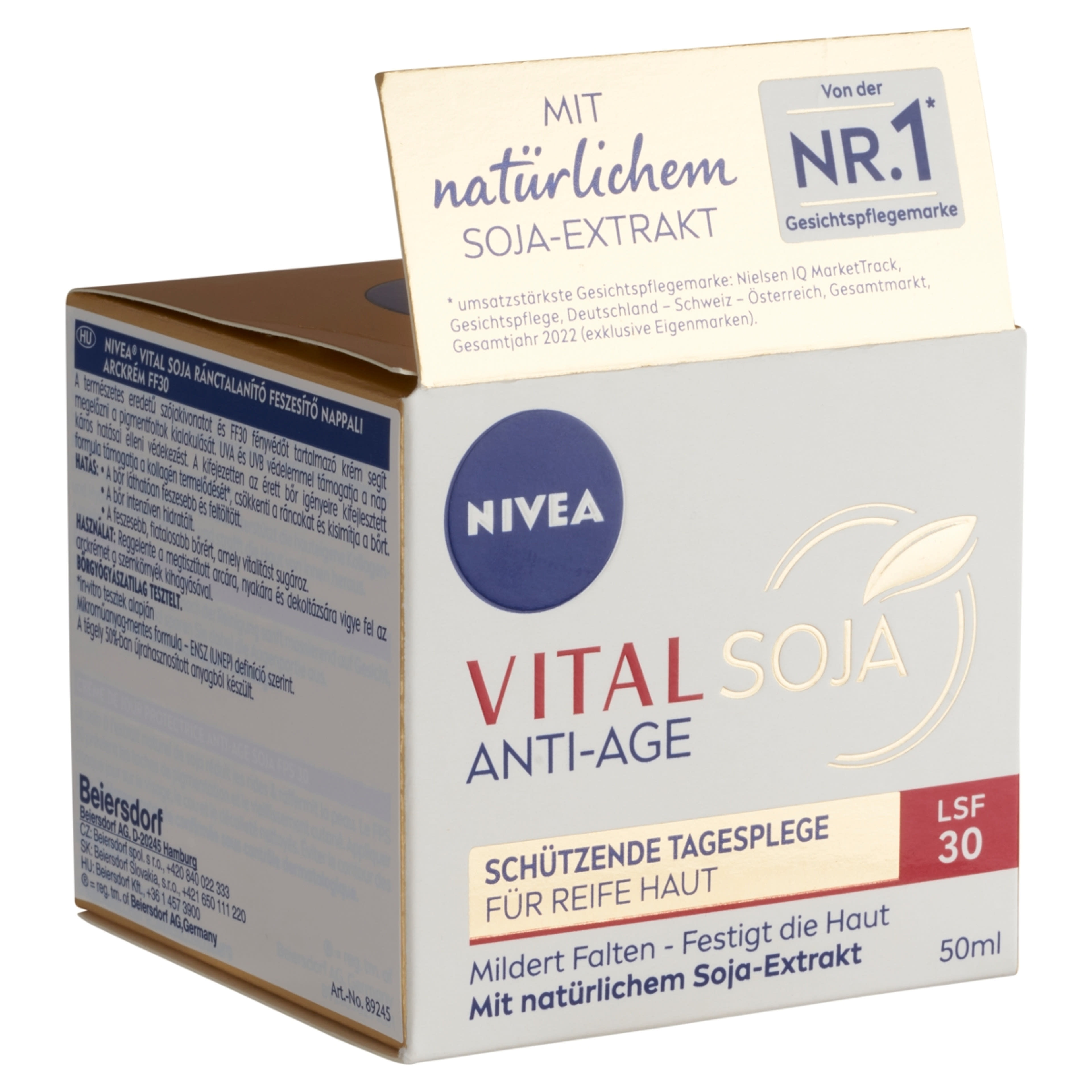 Nivea Vital Soja ránctalanító nappali arckrém - 50 ml-4