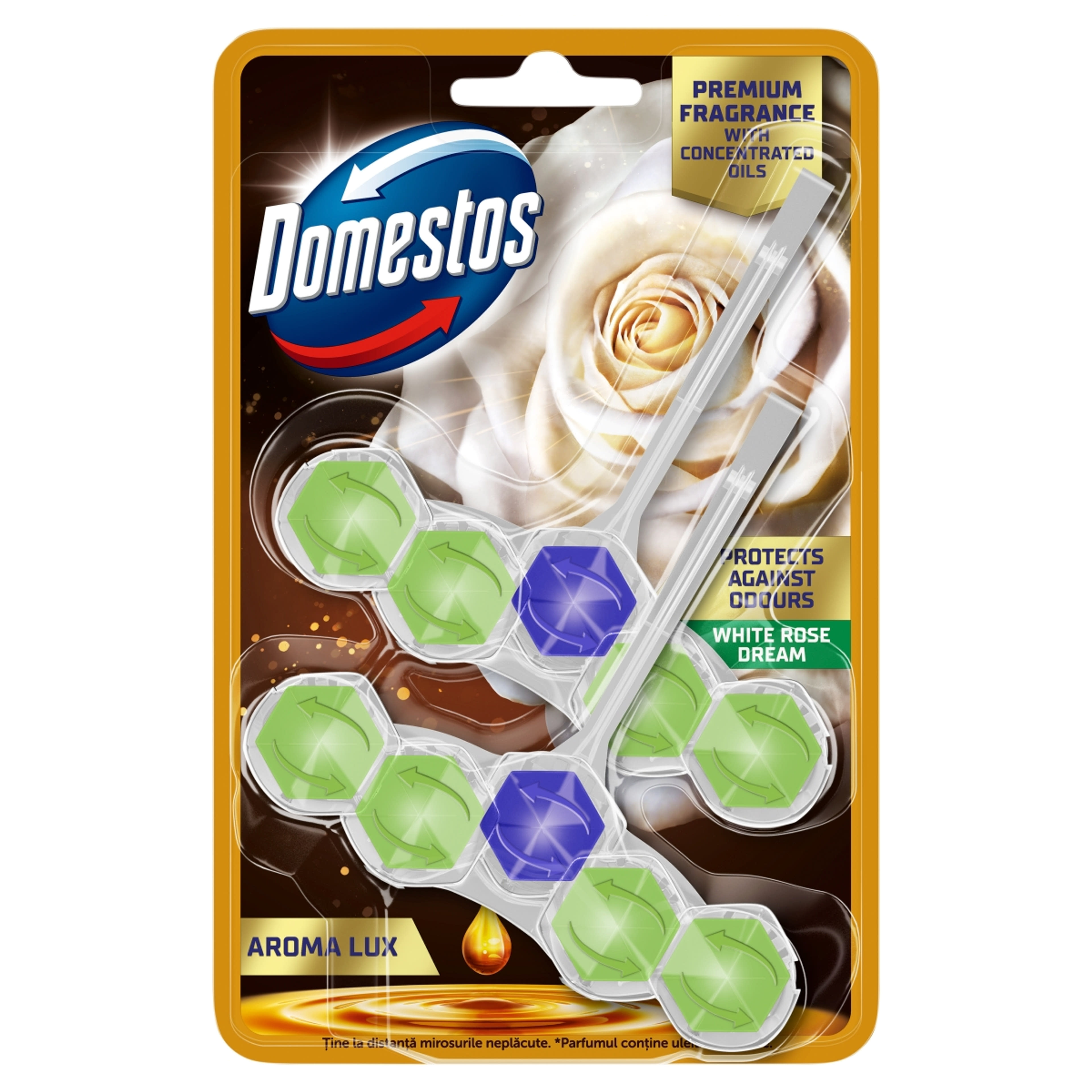 Domestos Aroma Lux White R. WC illatosító 2x50 g - 100 g