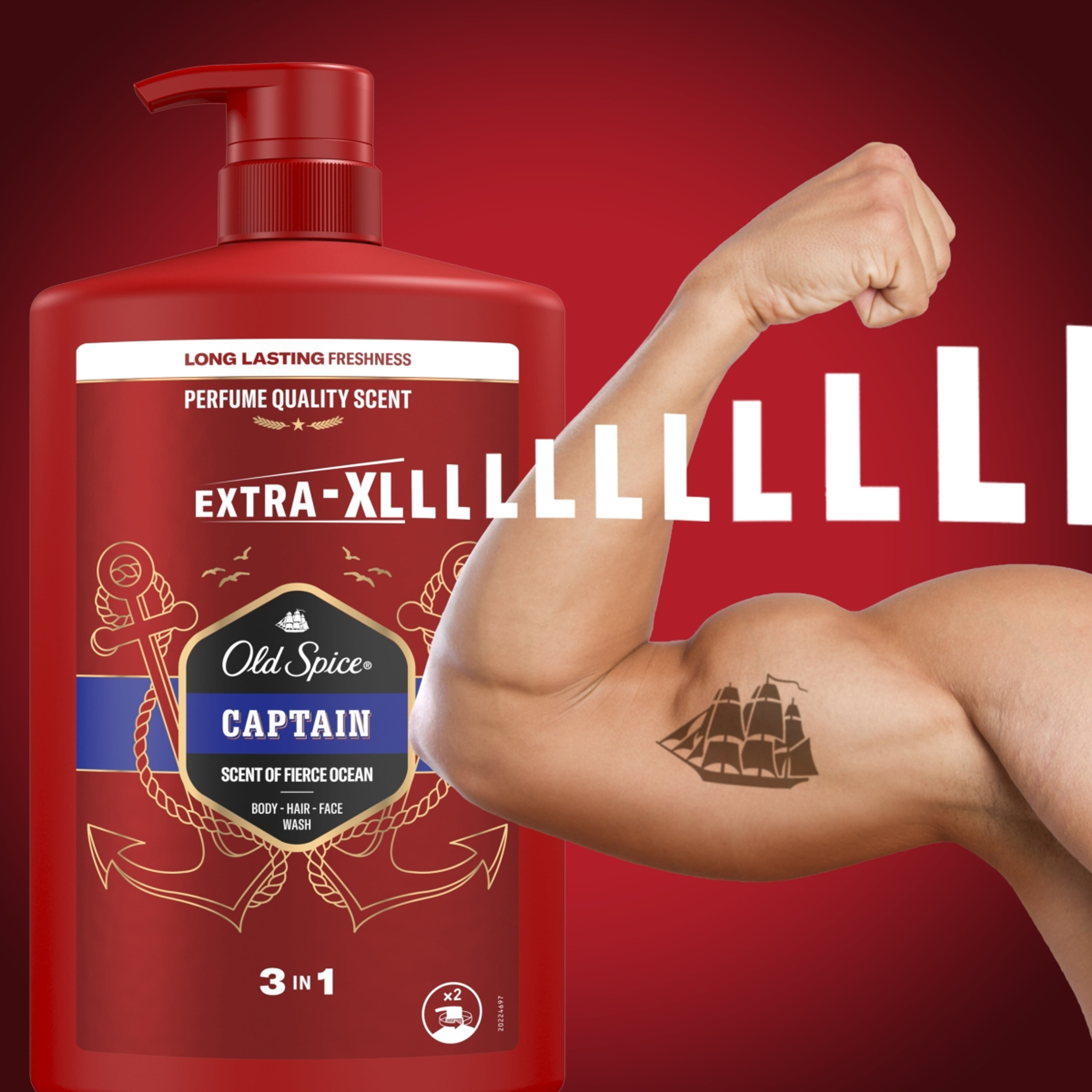 Old Spice Captain tusfürdő - 1000 ml-8