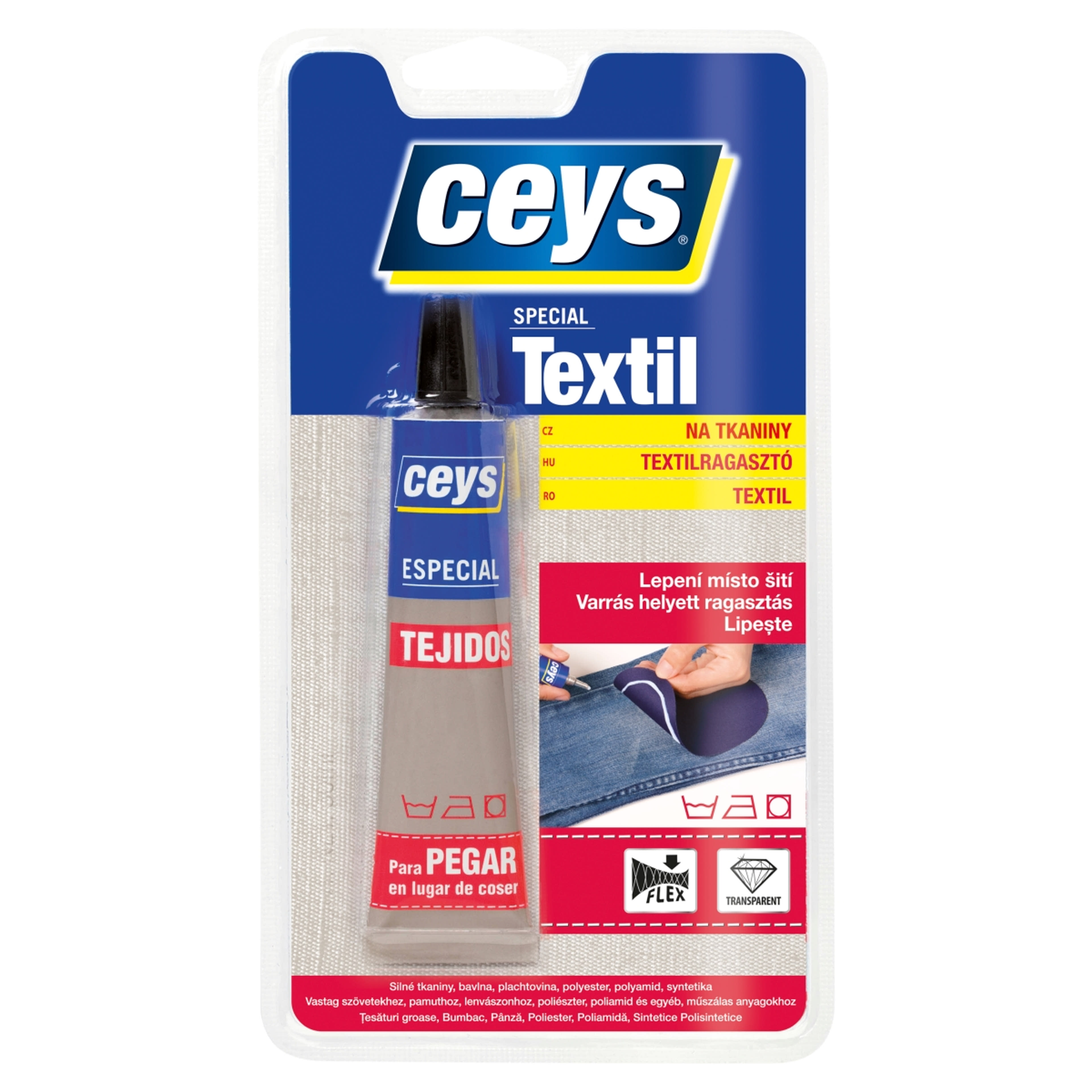 Ceys textilragasztó - 30 ml