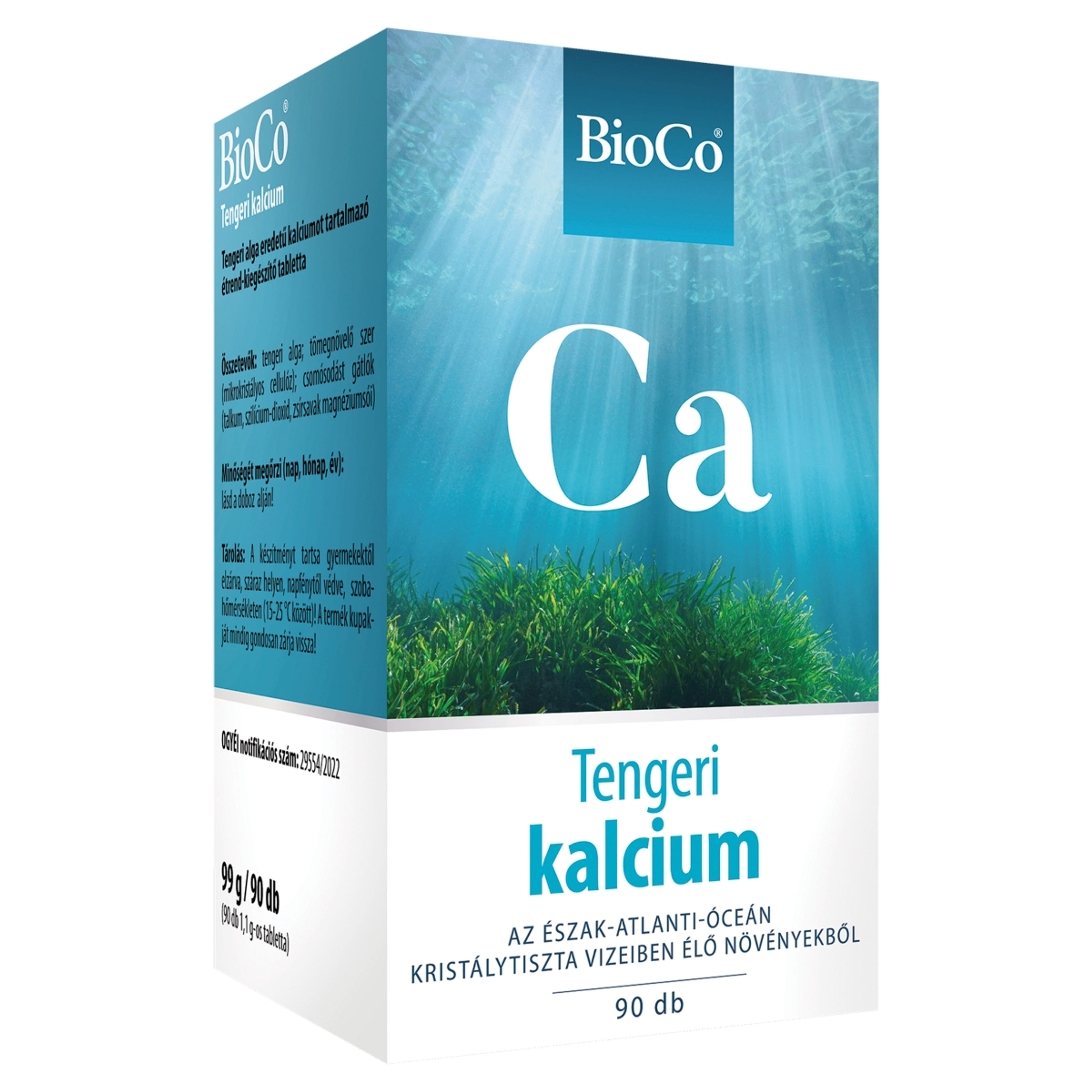 BioCo tengeri kalcium étrend-kiegészítő tabletta - 90 db-2