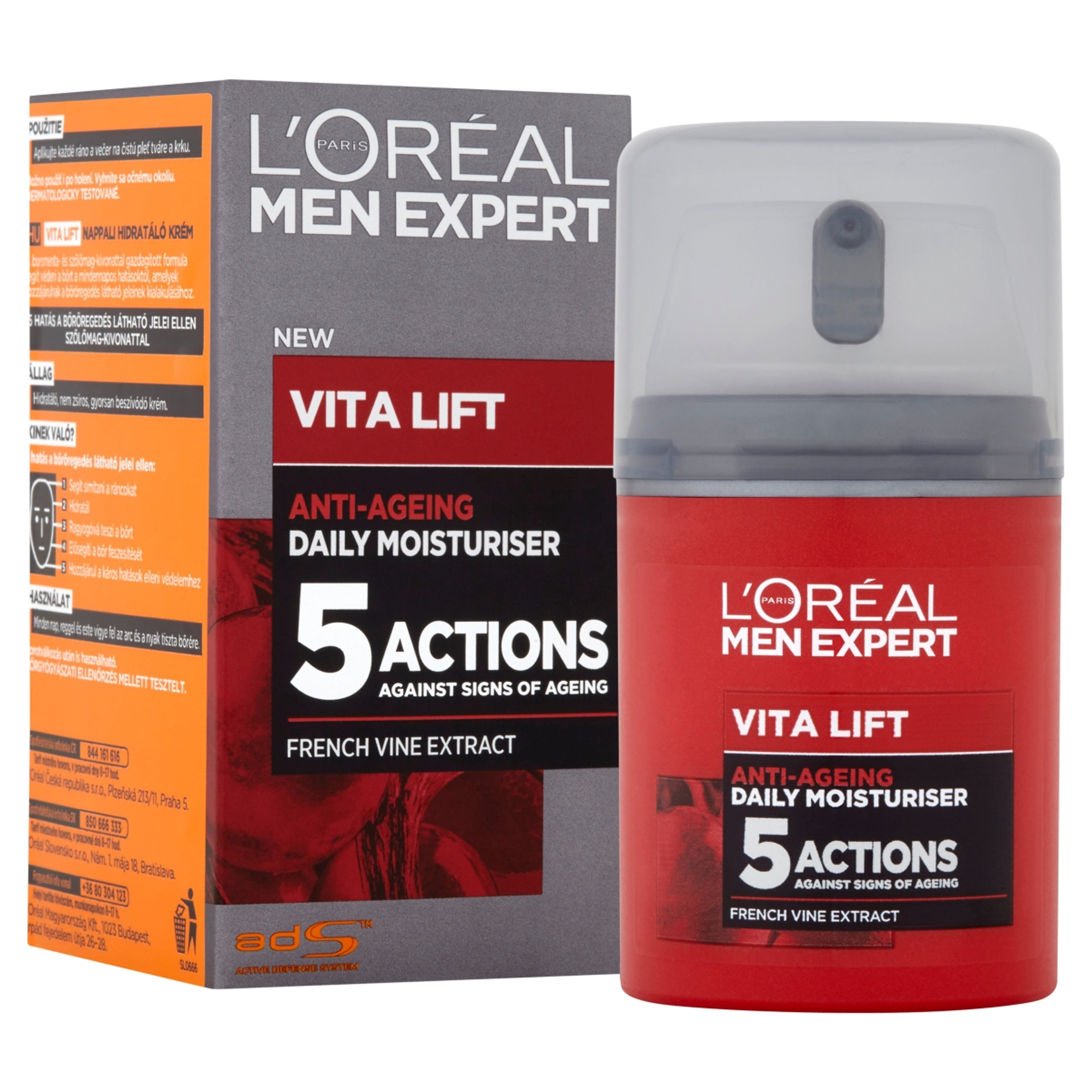 L'Oréal Paris Men Expert Vita Lift 5 Actions nappali hidratáló krém - 50 ml-2