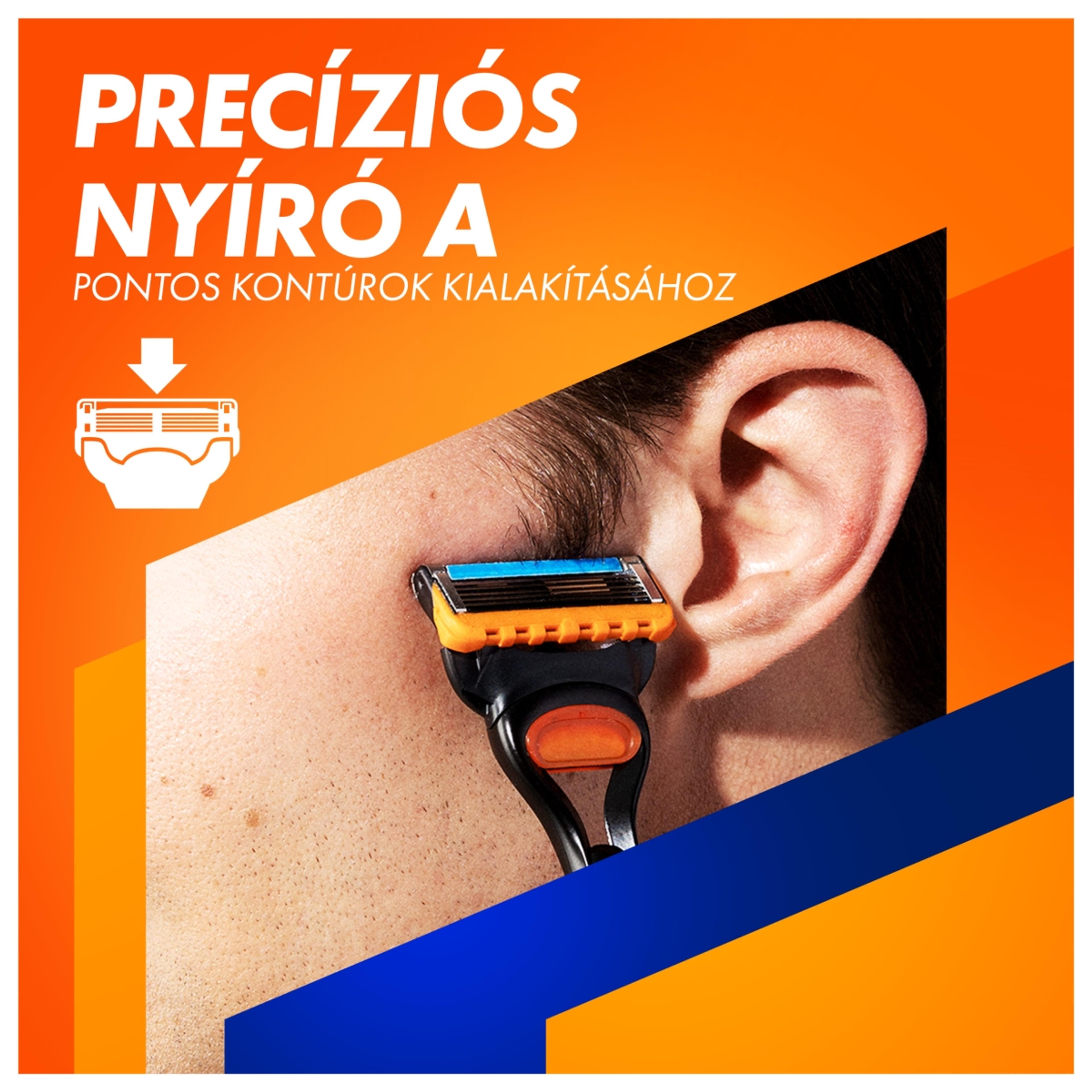 Gillette Fusion5 borotva készülék + 5 db borotvabetéttel - 1 db-6