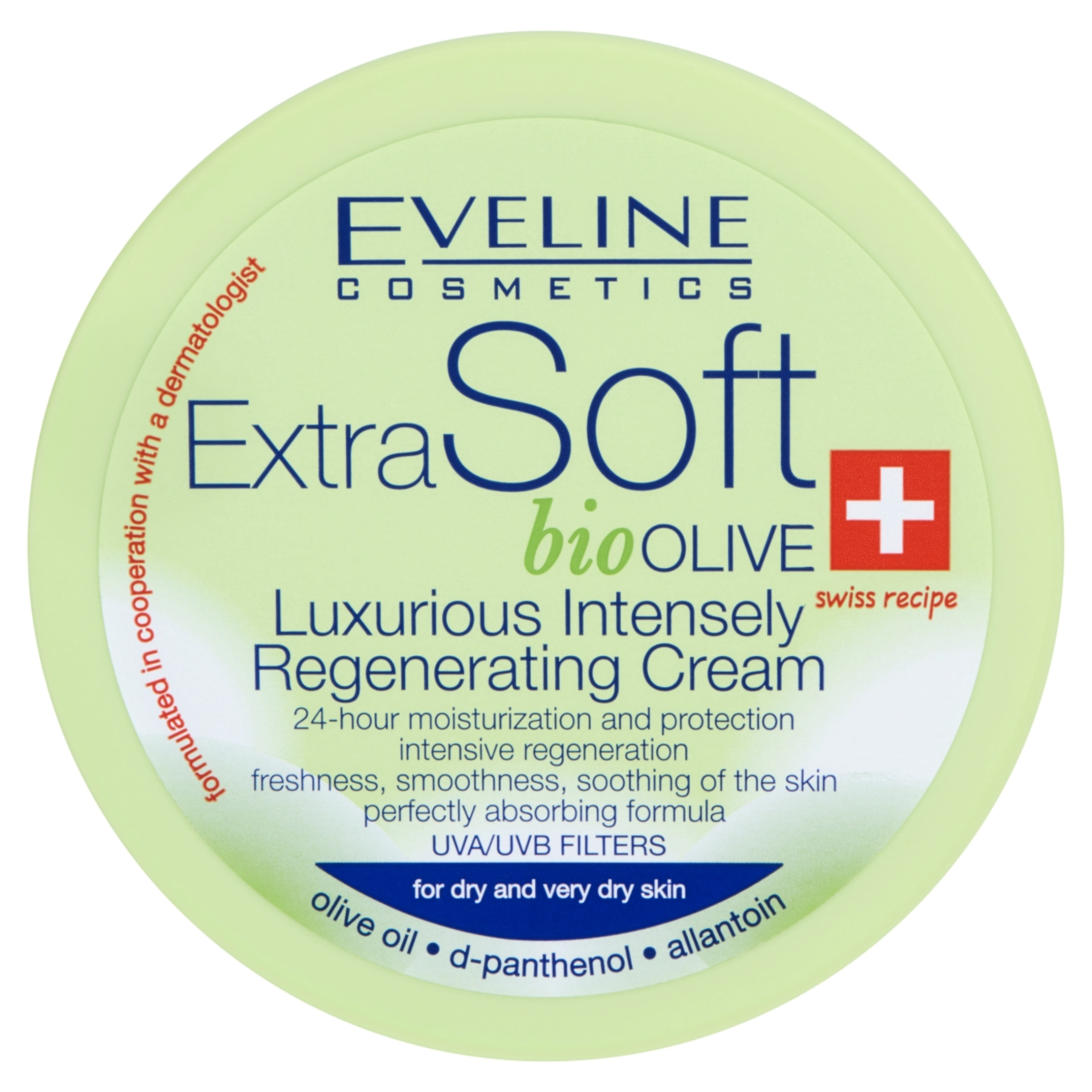 Eveline ExtraSoft bioOlíva regeneráló luxus krém - 200 ml-1