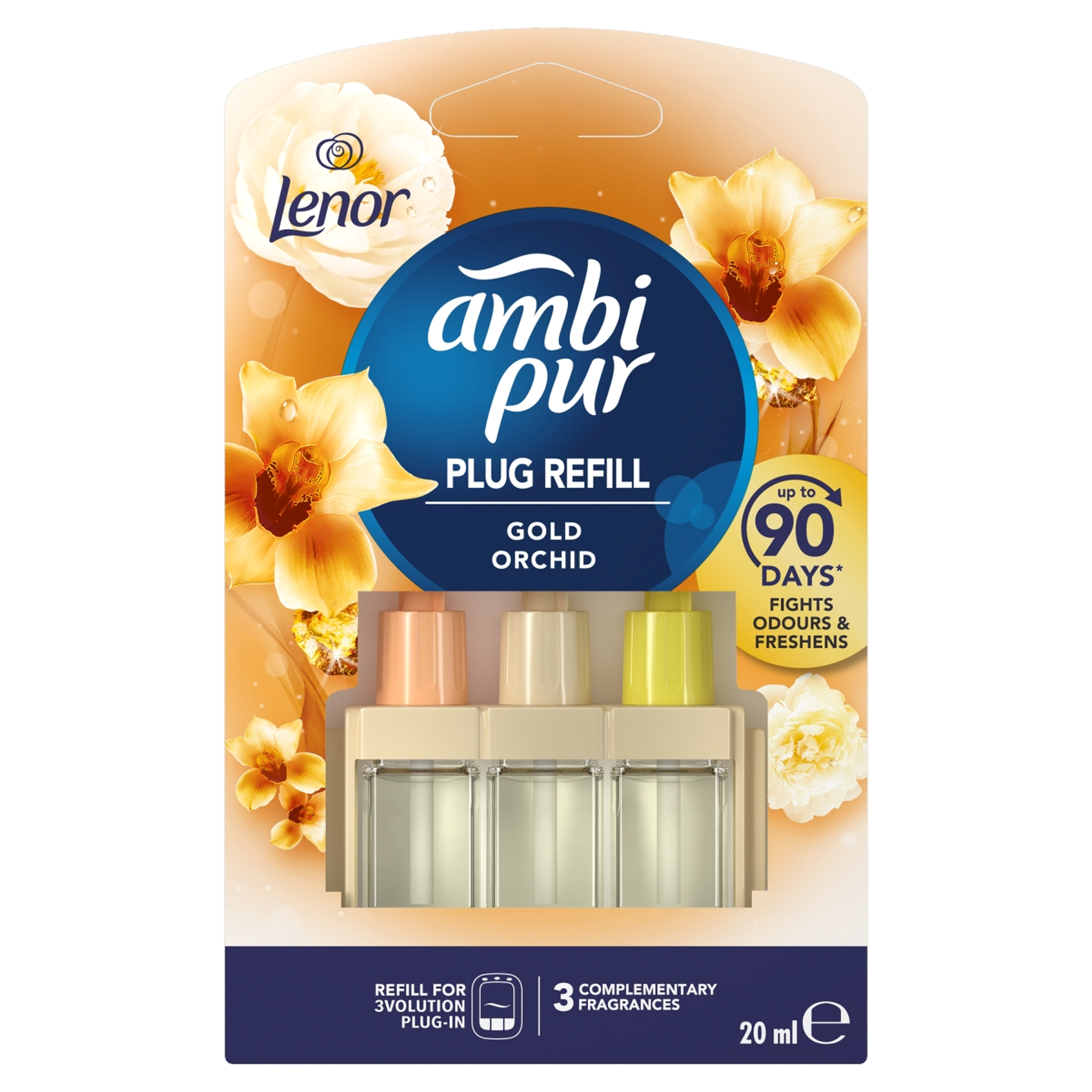 Ambi Pur 3Vol elektromos utántöltő Gold Orchid - 20 ml