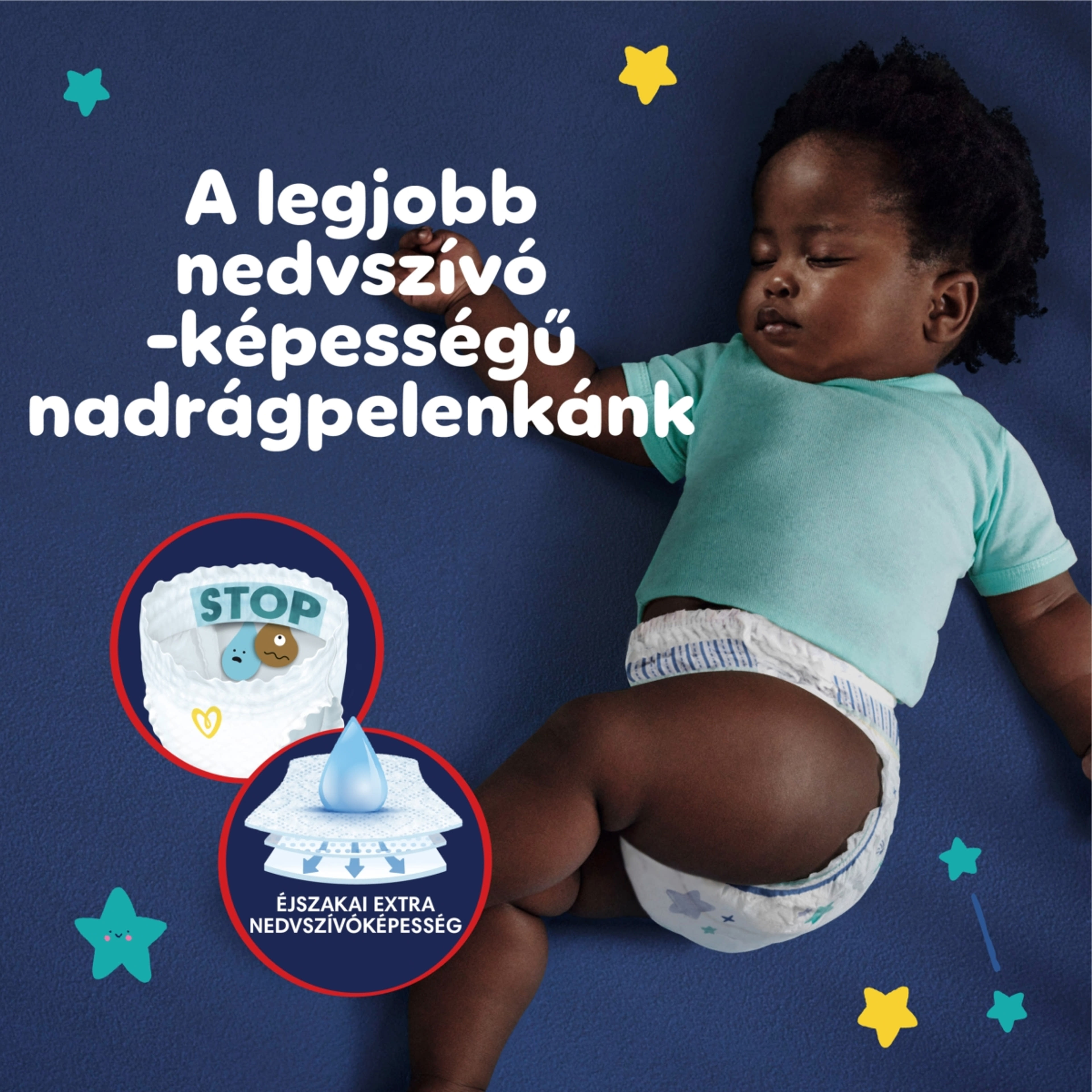 Pampers Night Pants bugyipelenka 4-es 9 - 15 kg - 25 db-2