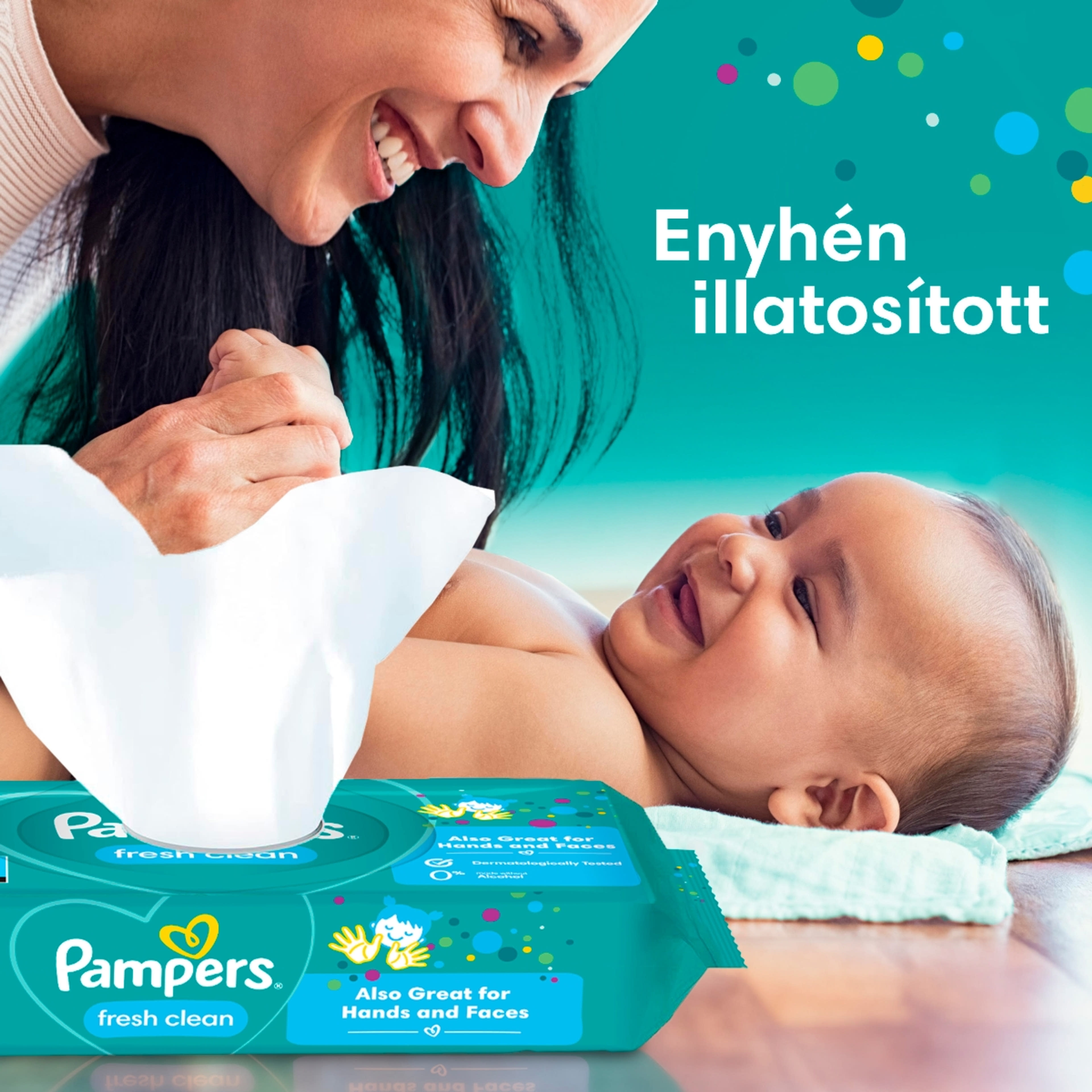 Pampers törlőkendő fresh clean (6*80) - 480 db-2
