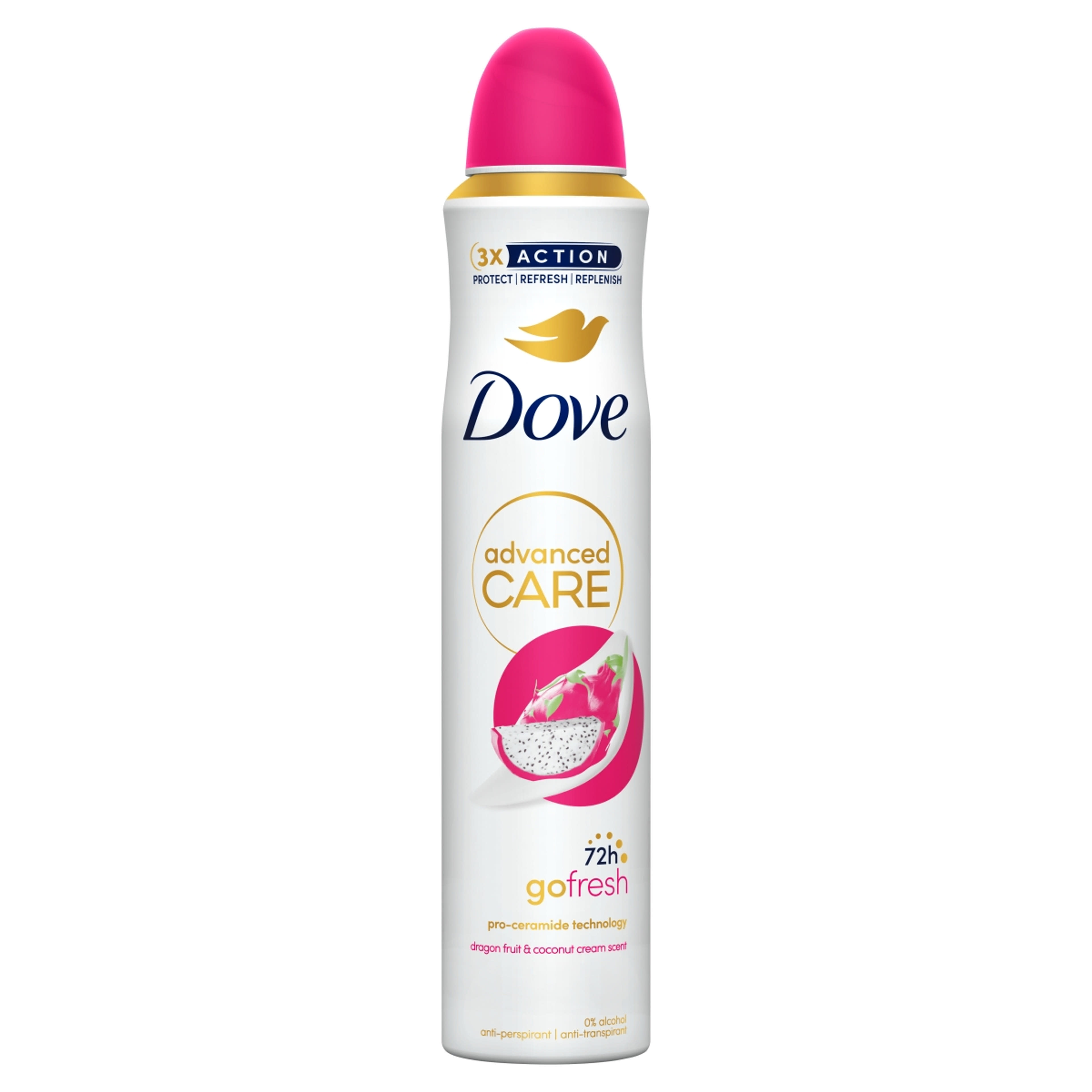 Dove Advanced Care Go Fresh Dragon Fruit & Coconut Cream Scent dezodor spray - 200 ml-1