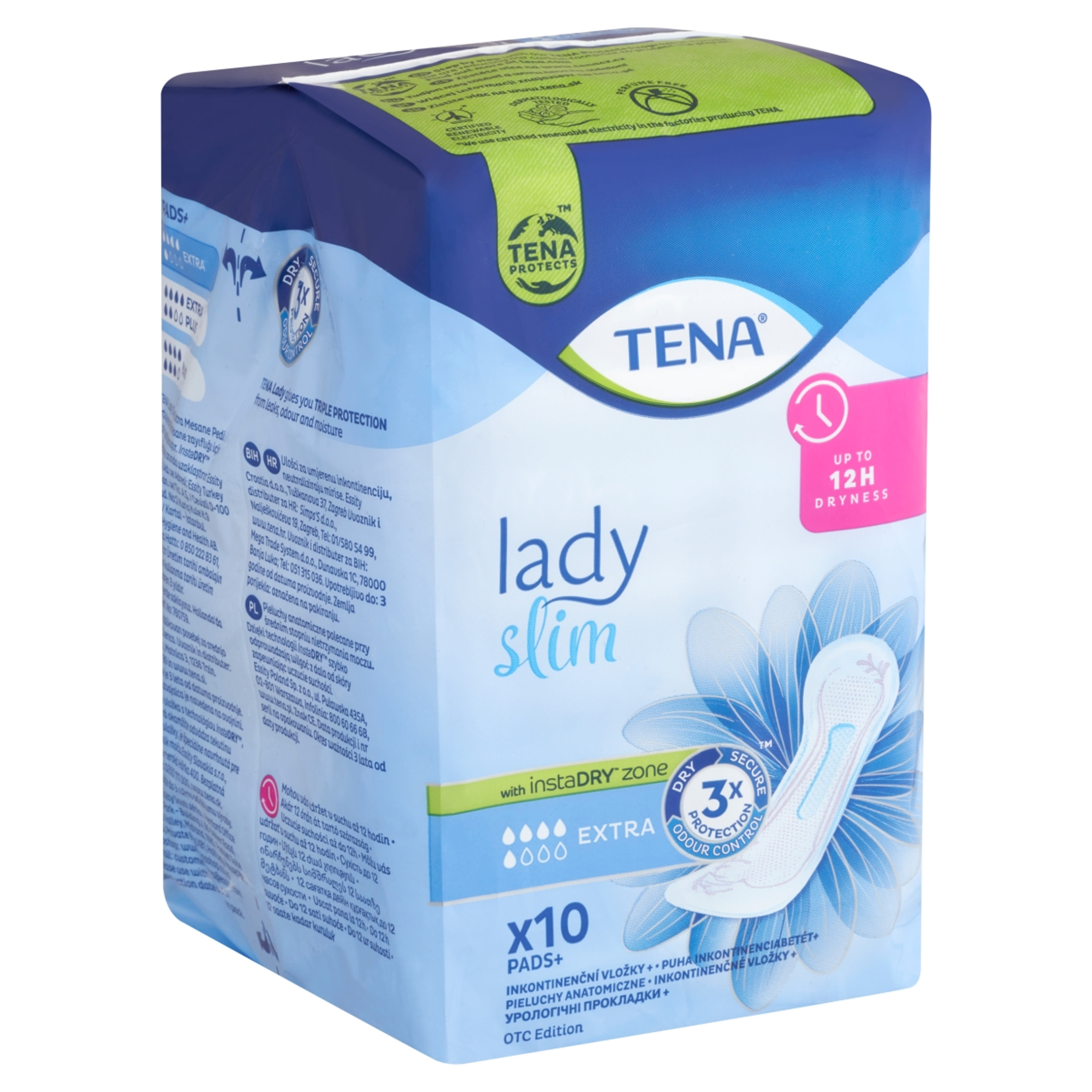Tena Lady Extra szárny nélküli középsúlyos inkontinencia betét - 10 db-2