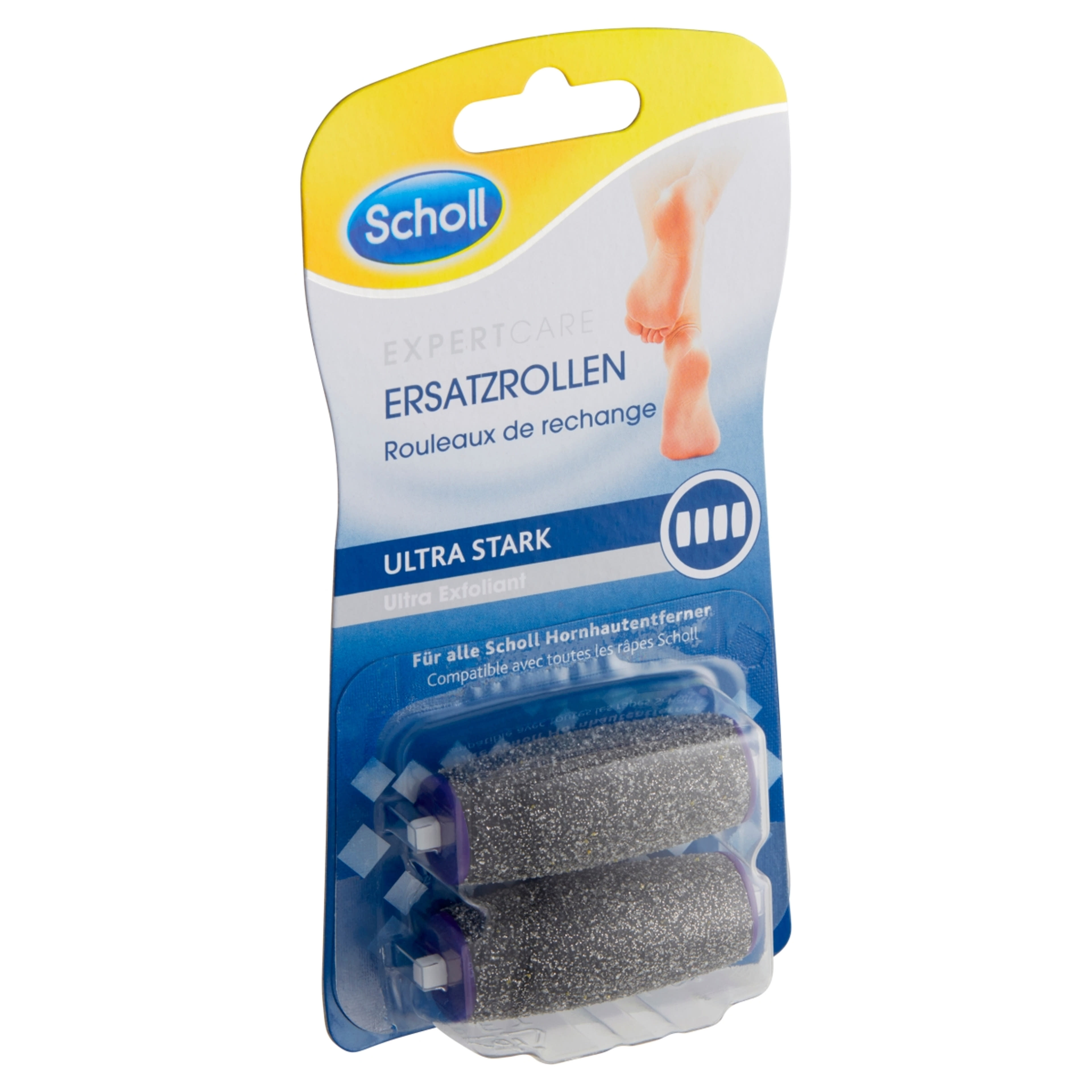 Scholl Velvet Smooth elektromos talpreszelő ultra érdes forgófejek gyémántkristályokkal - 2 db-2