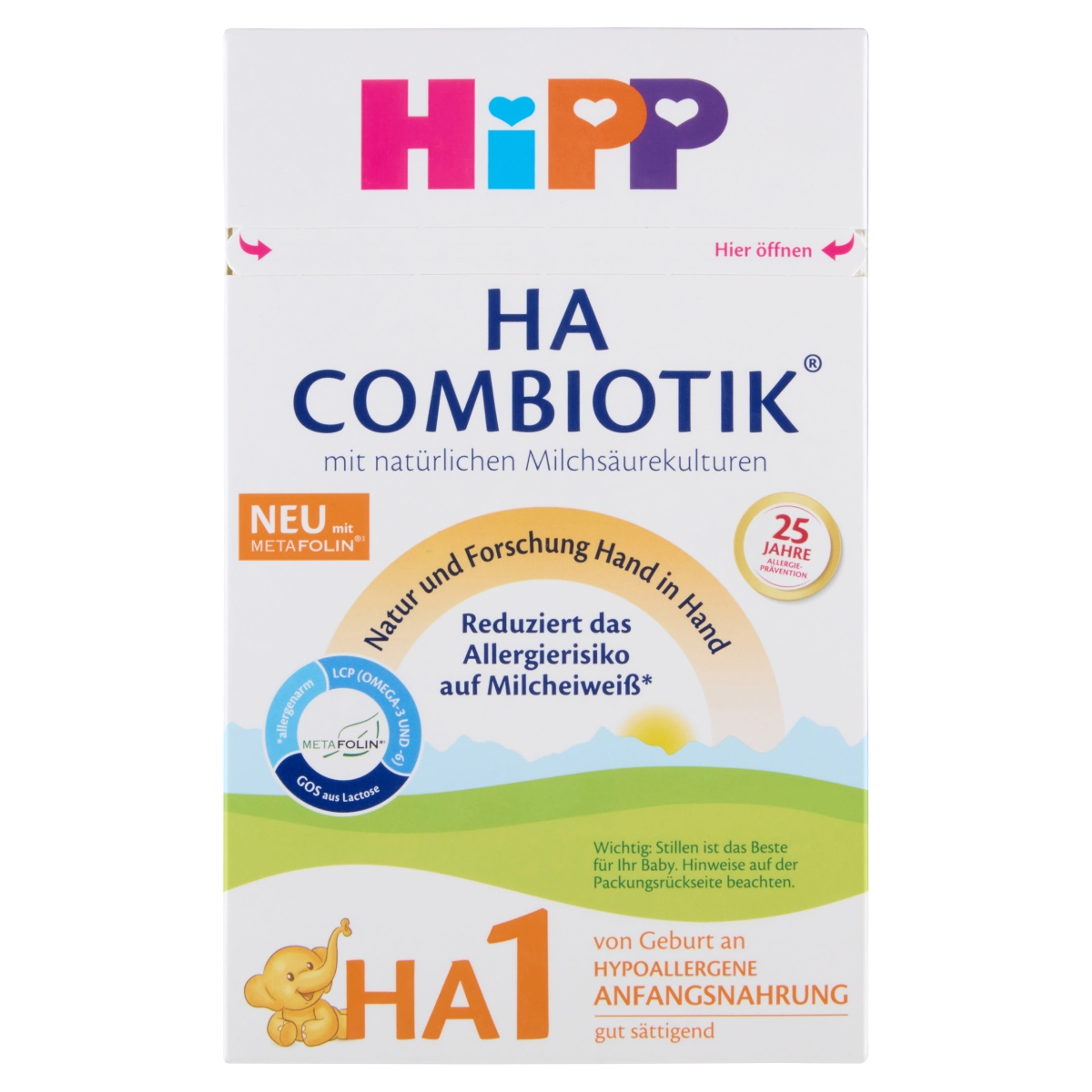 Hipp Ha1 combiotik tápszer 0 hónapos kortól - 600 g-1