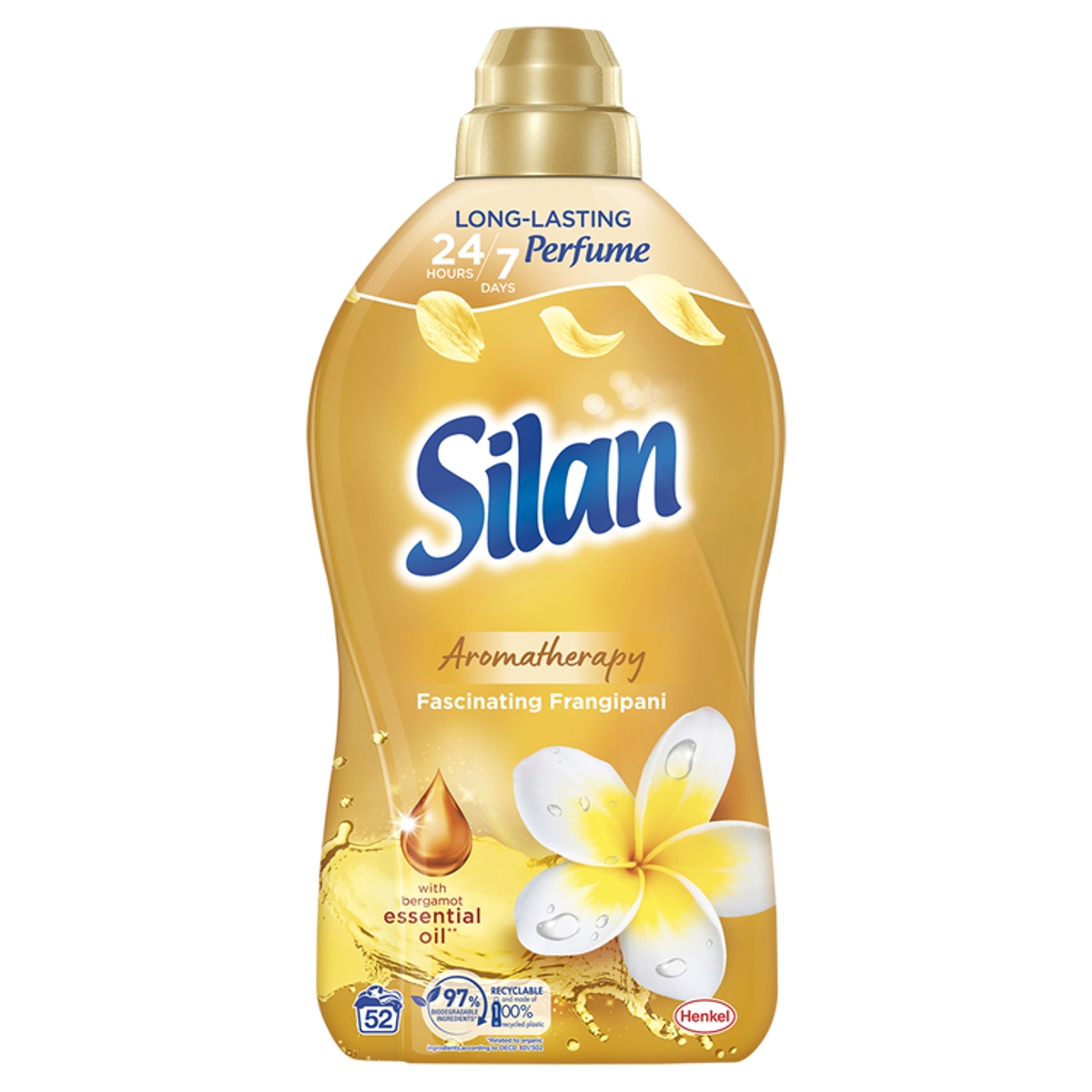 Silan Aroma Therapy Fascinating Frangipani öblítő, 52 mosás - 1300 ml