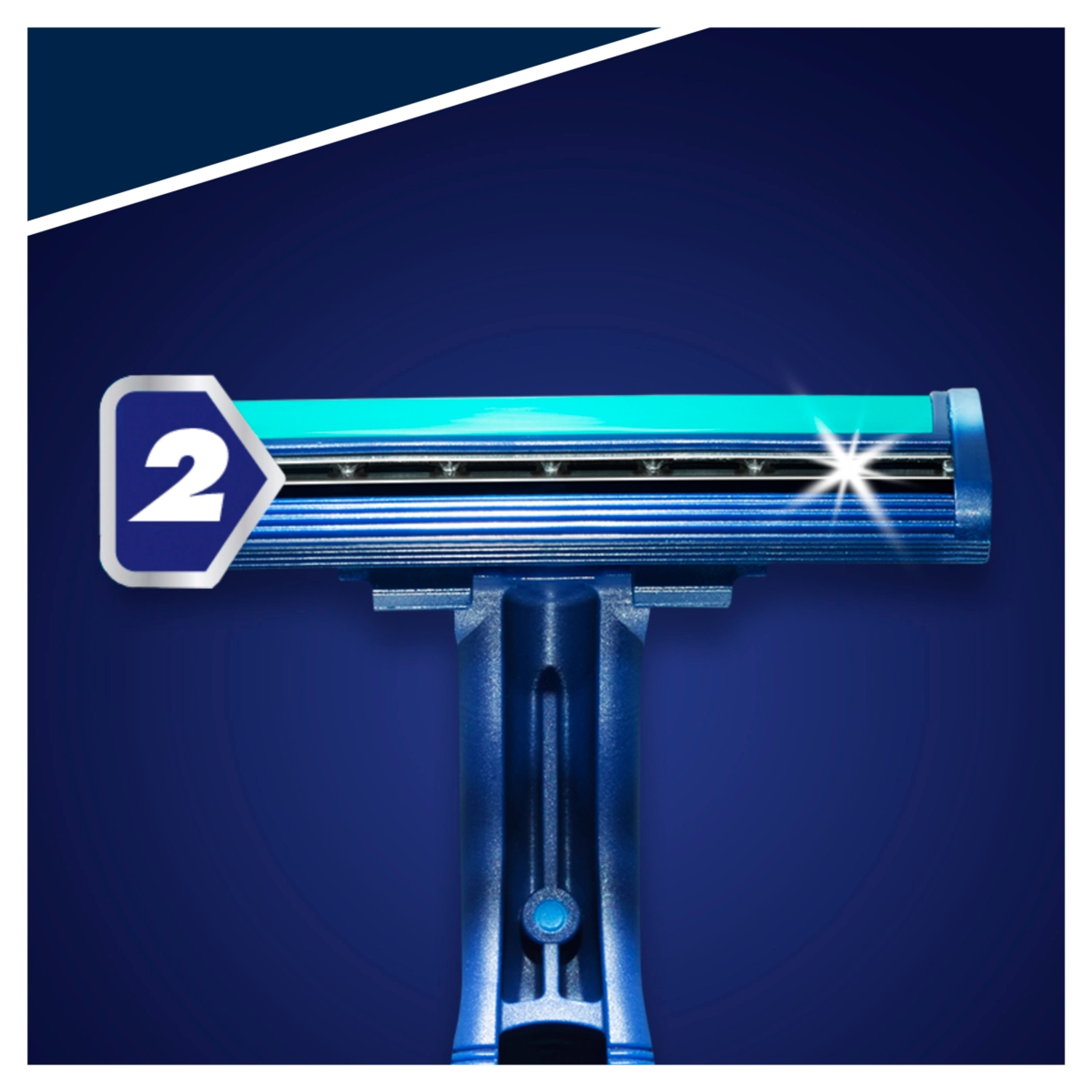 Gillette BlueII Plus eldobható borotvák krémezocsíkkal - 14 db-3