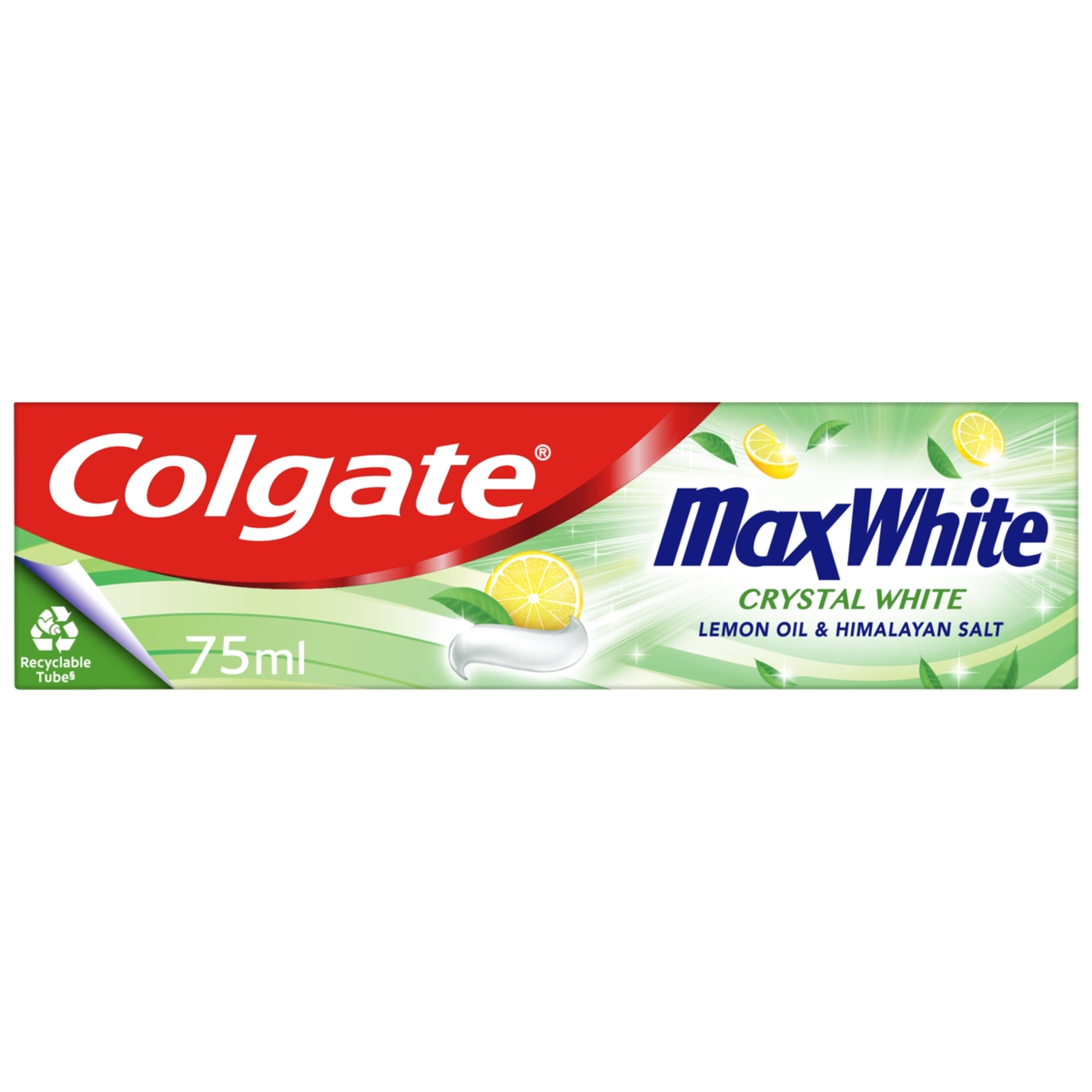 Colgate Max White Crystal White Himalayan Salt & Lemon Oil fogkrém-  75 ml-1