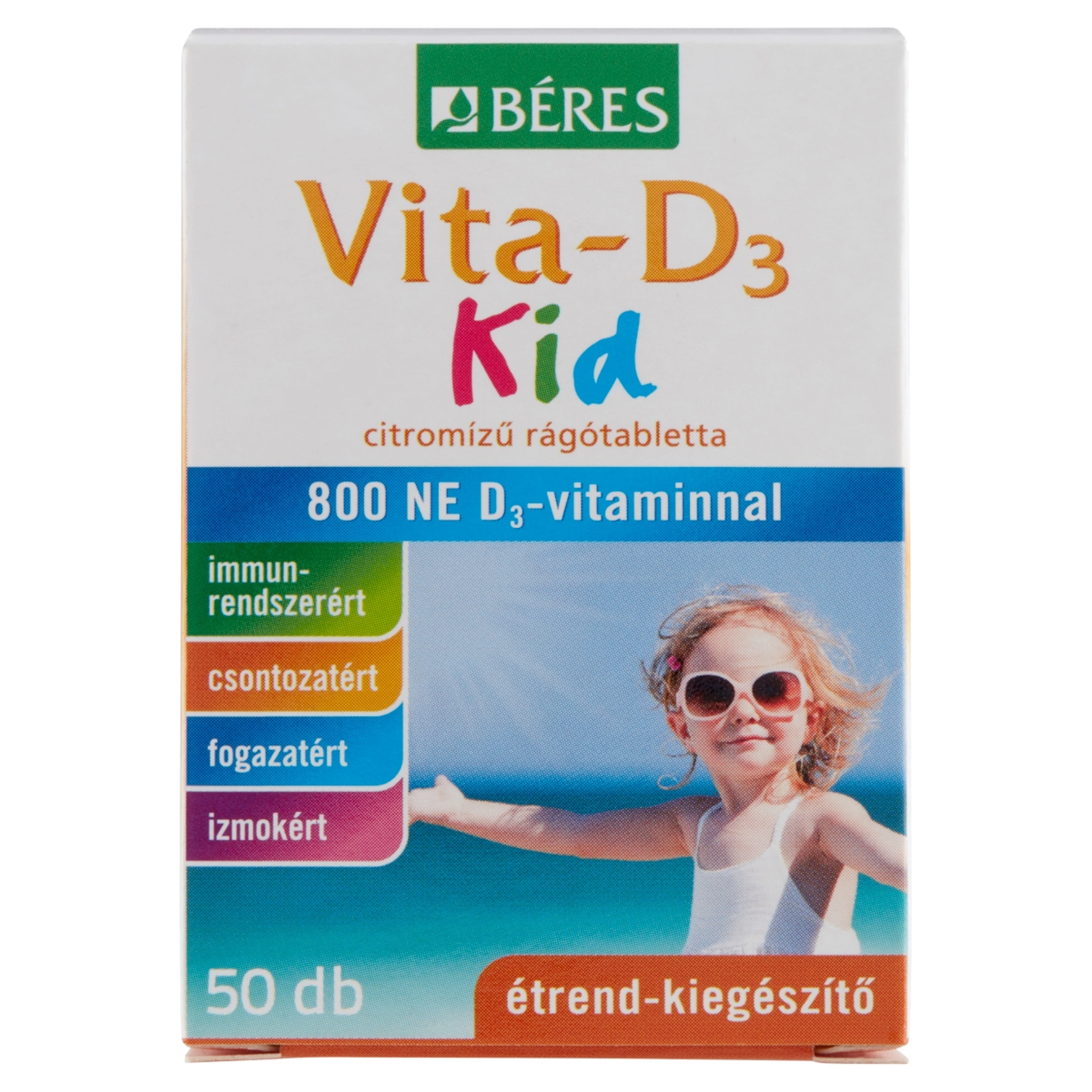 Béres vita D-3 kid 800Ne rágótabletta - 50 db