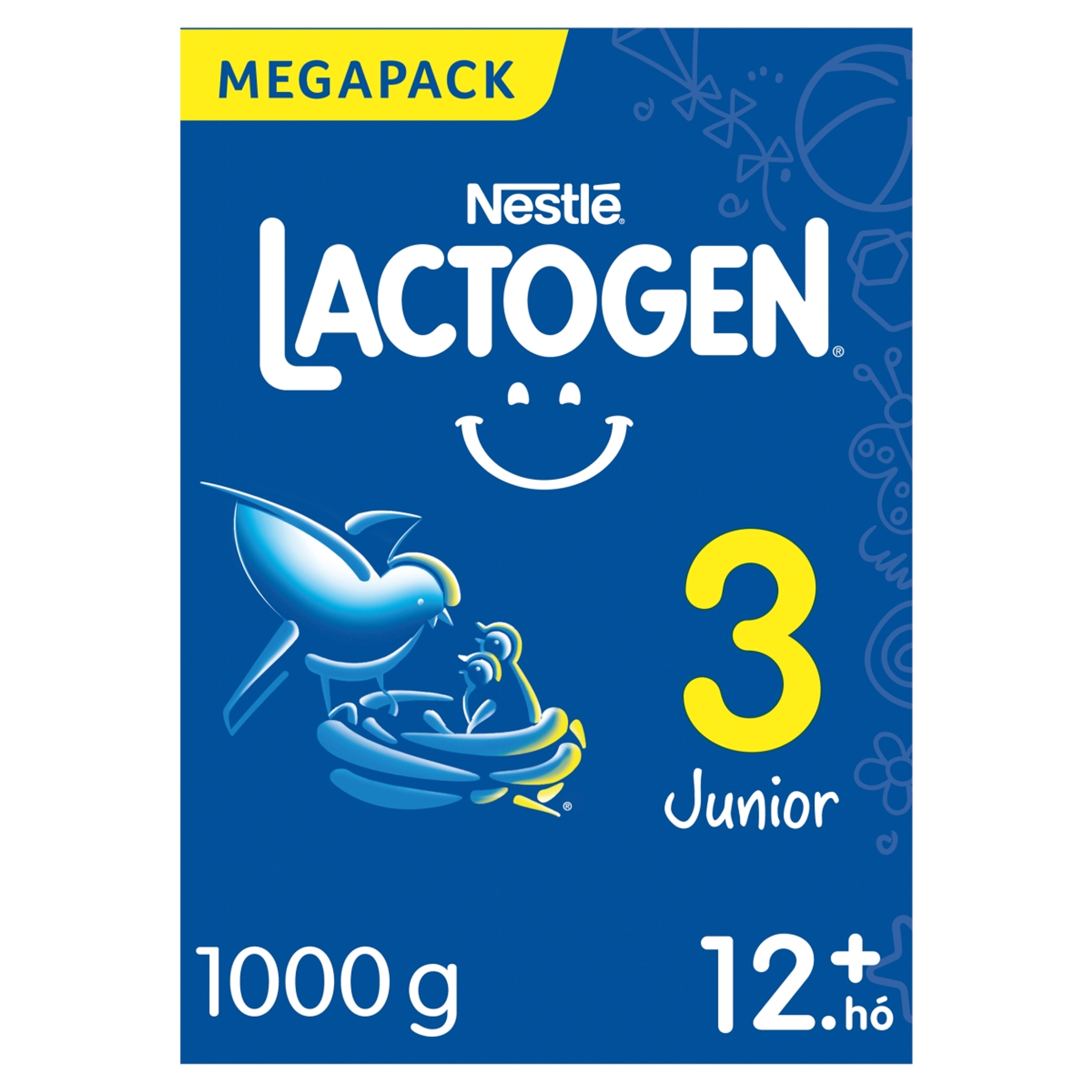 Lactogen 3 Junior tejalapú anyatej-kiegészítő tápszer 12. hónapos kortól - 1000 g