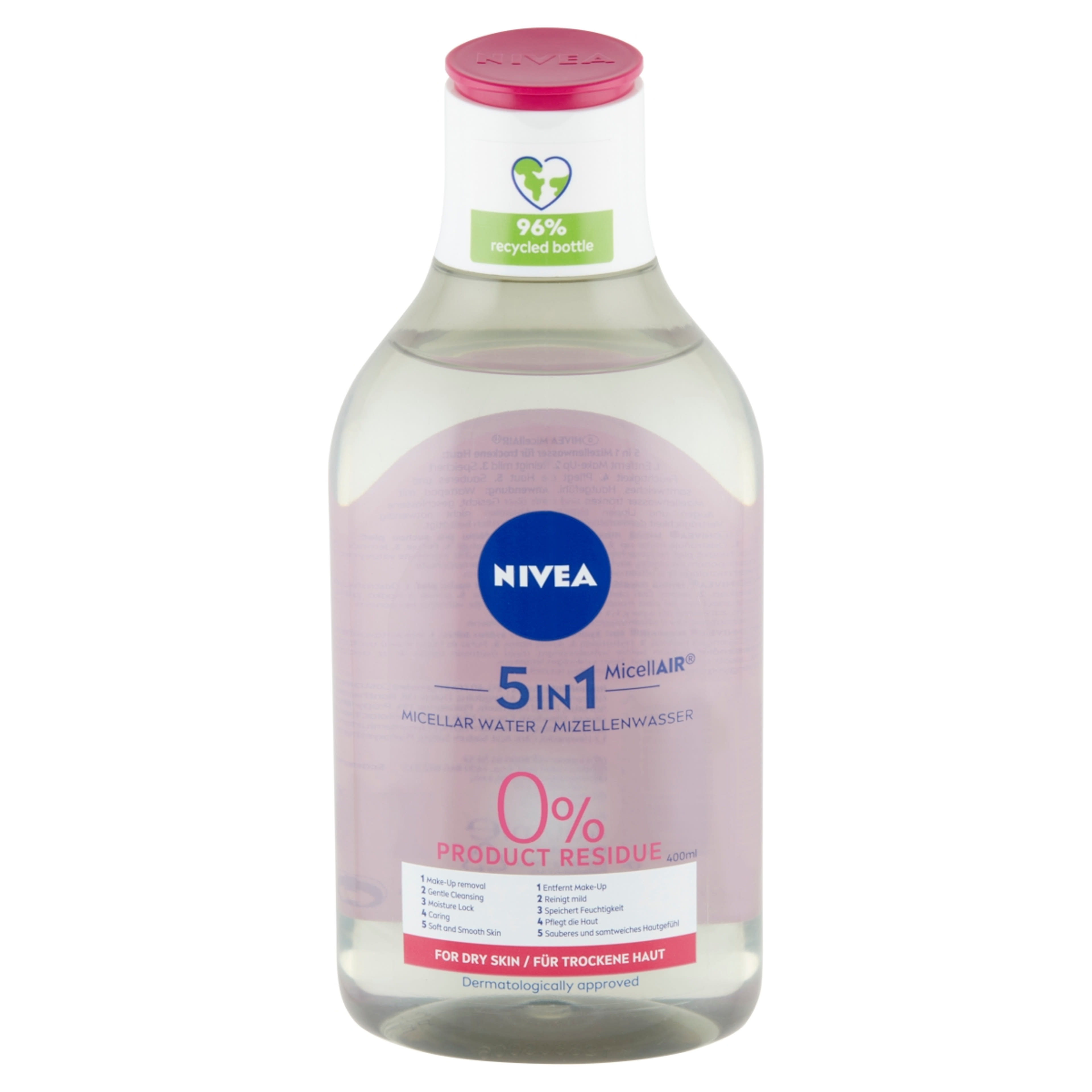 NIVEA Gyengéden Ápoló Micellás Arctisztító Száraz Bőrre - 400 ml-2