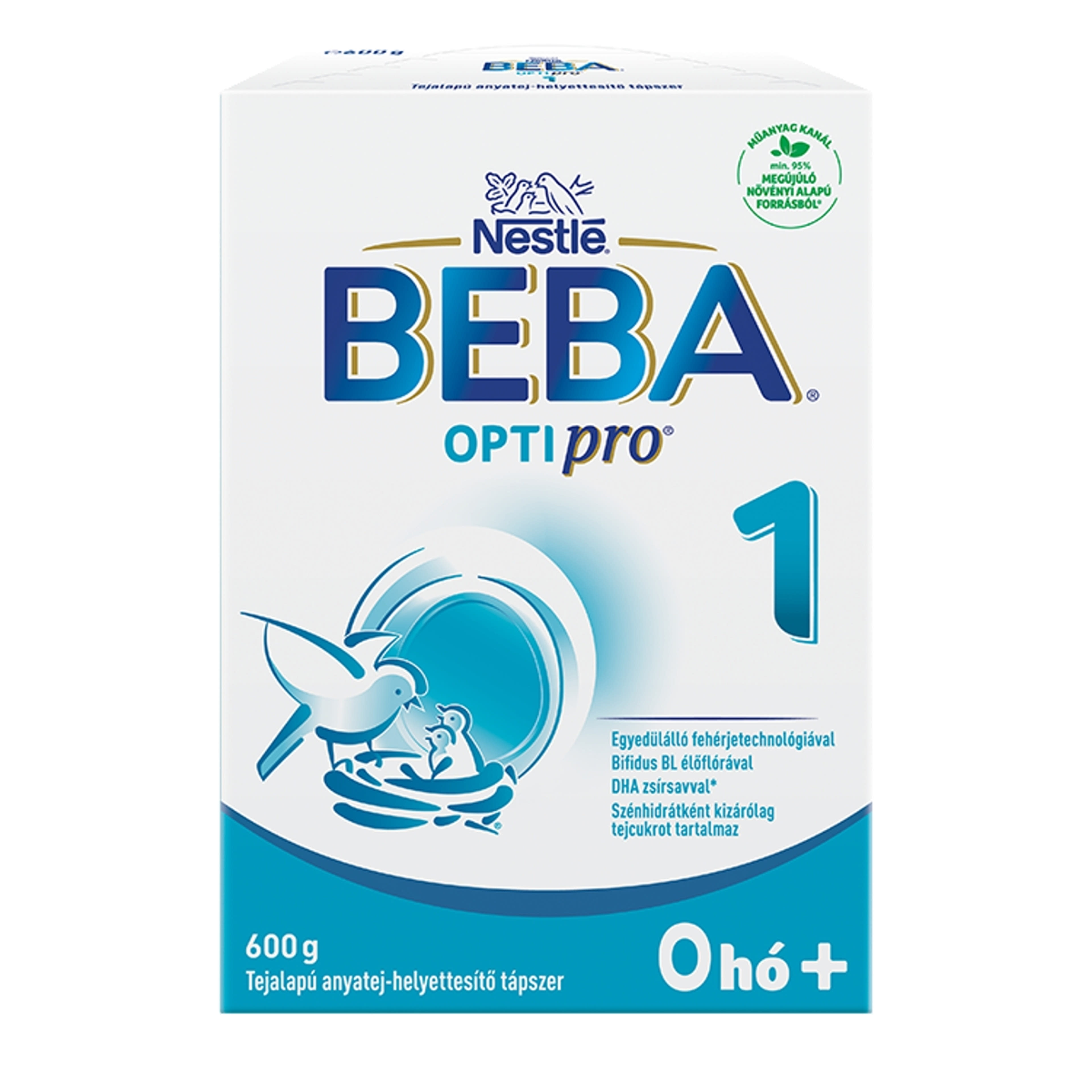 Beba Optipro1 tejalapú anyatej-helyettesítő tápszer 0 hónapos kortól - 600 g