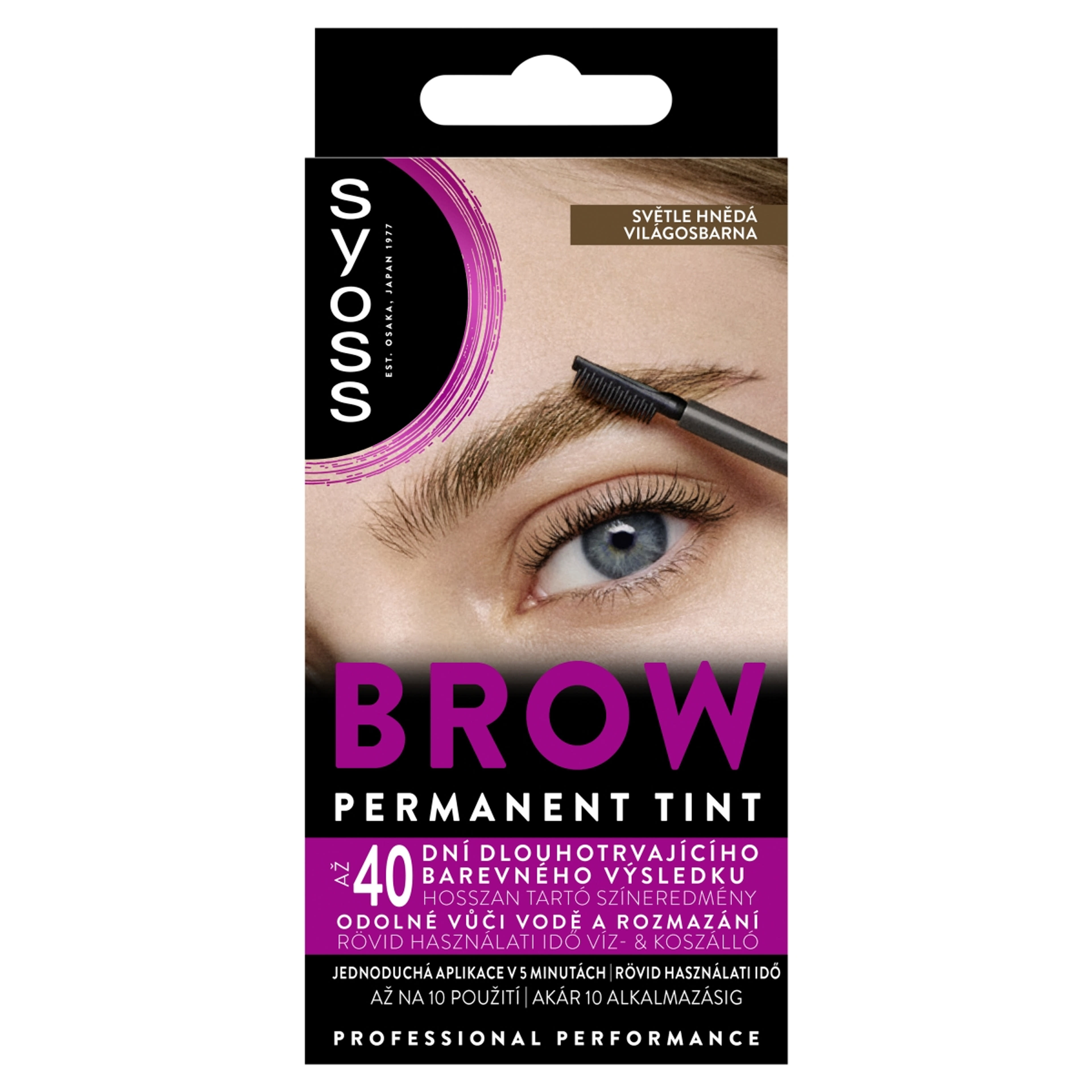 Syoss Brow Tint szemöldökfesték Barna - 10 ml