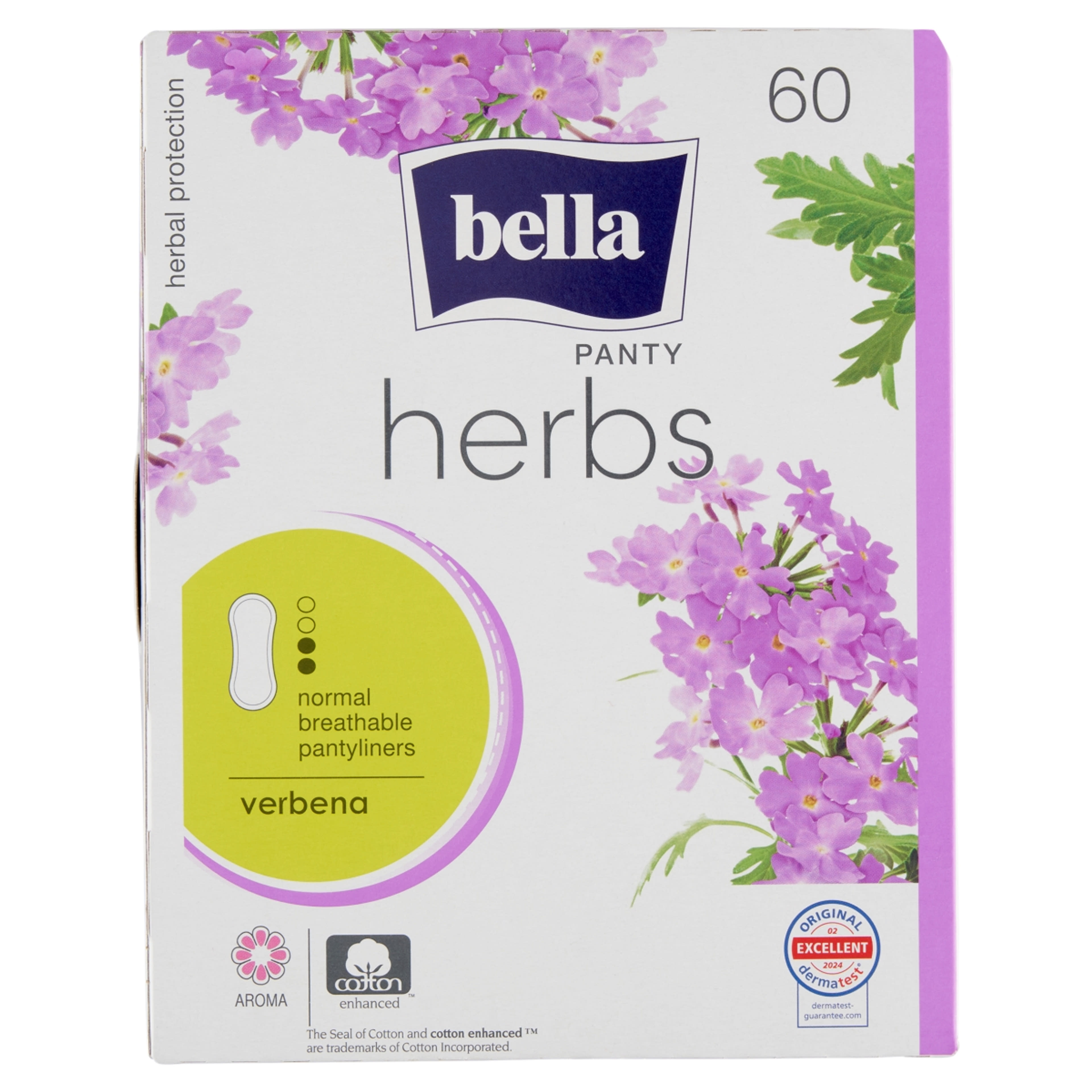 Bella Herbs tisztasági betét vasfű kivonattal - 60 db