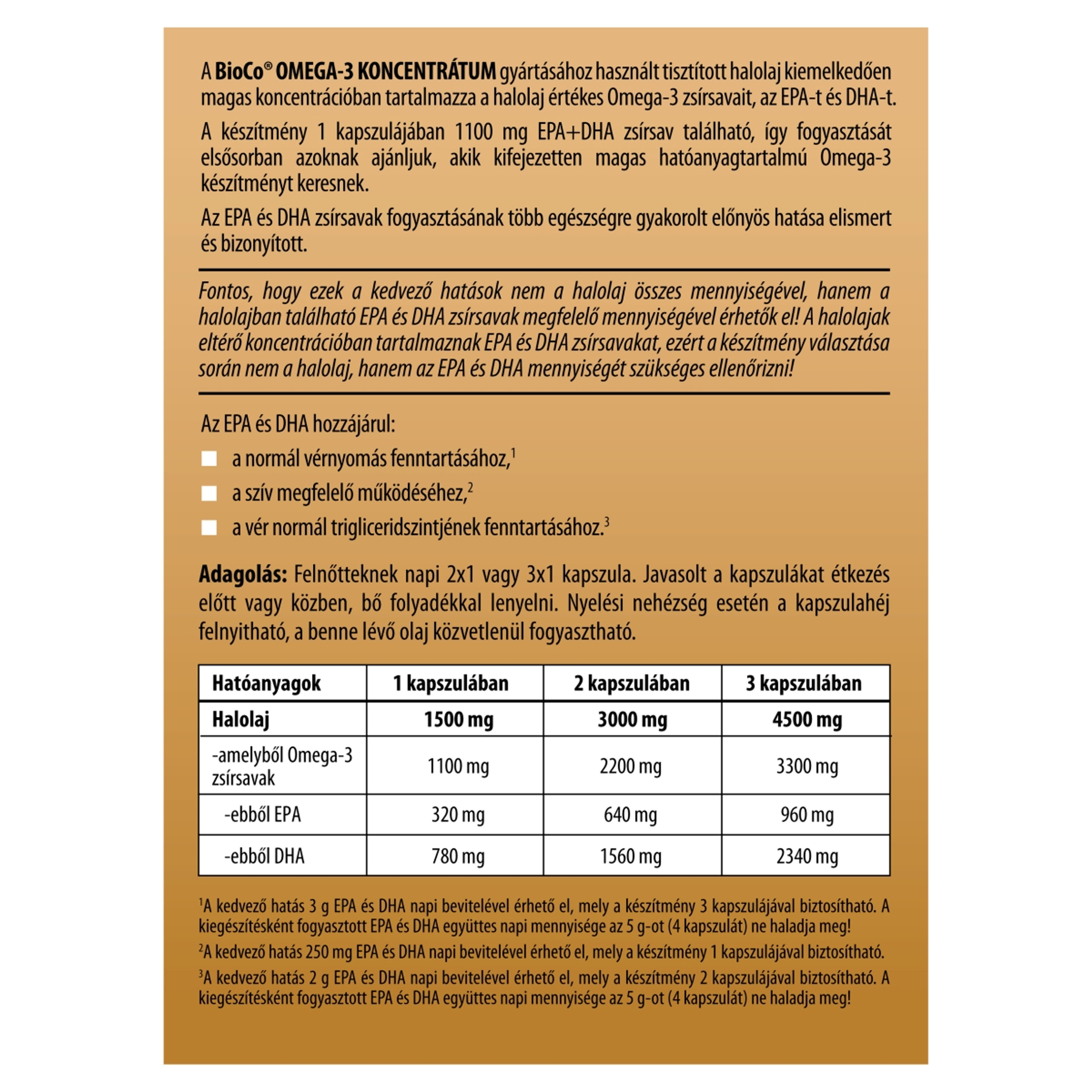 Bioco Omega-3 koncentrátum - 30 db-3