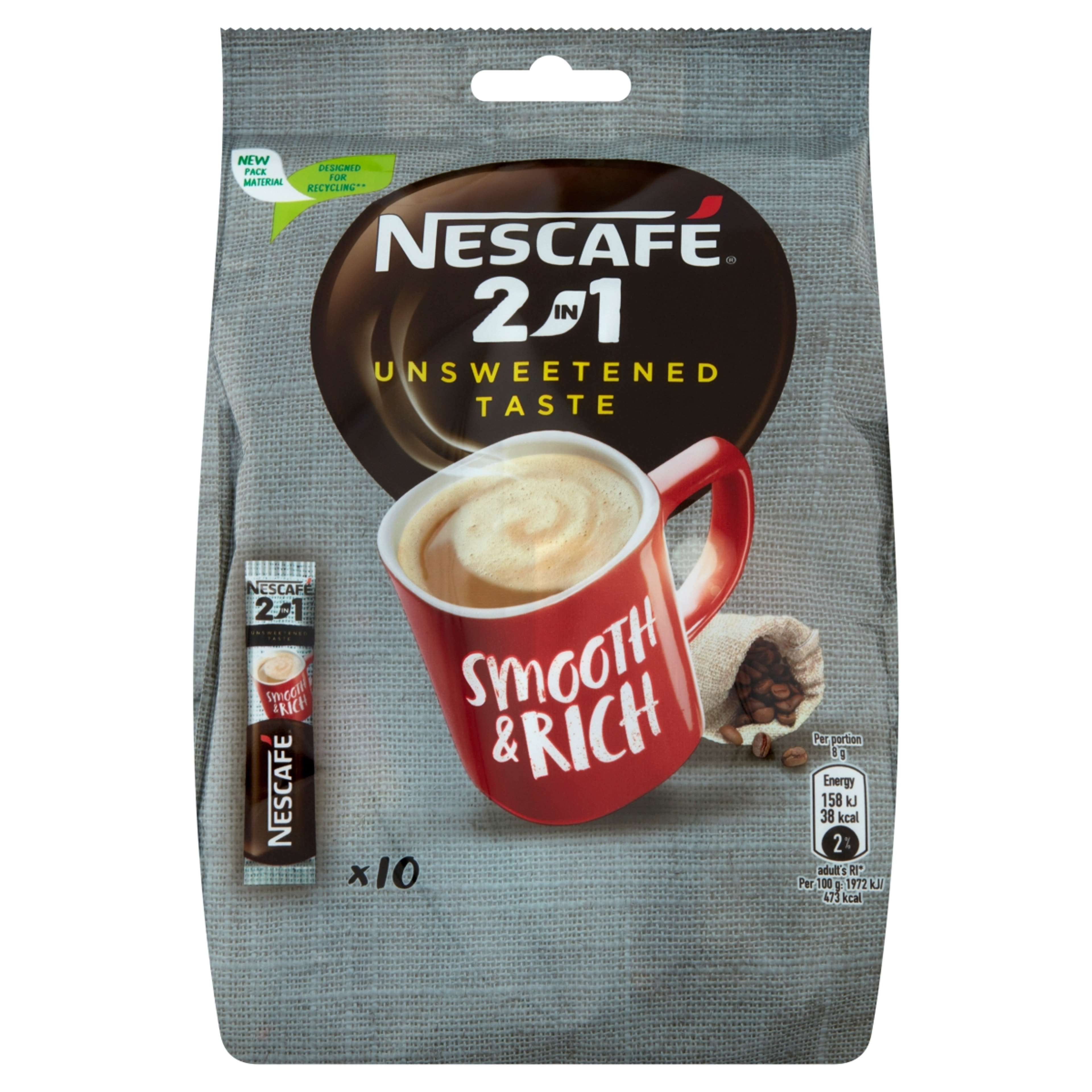 Nescafe 2in1 kávéspecialitás 10 x 8 g - 80 g-1