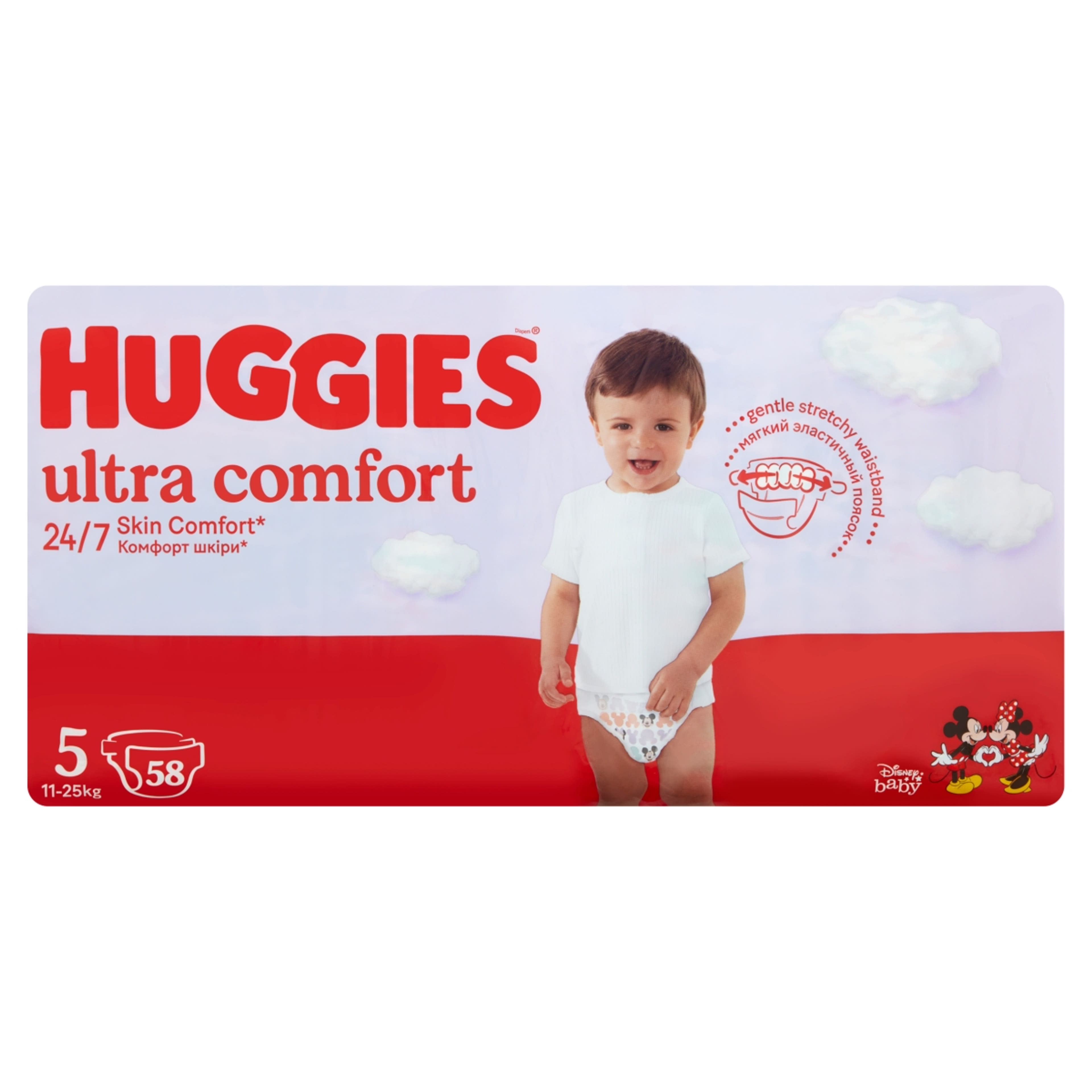 Huggies Ultra Comfort 5 nadrágpelenka 11-25 kg - 58 db