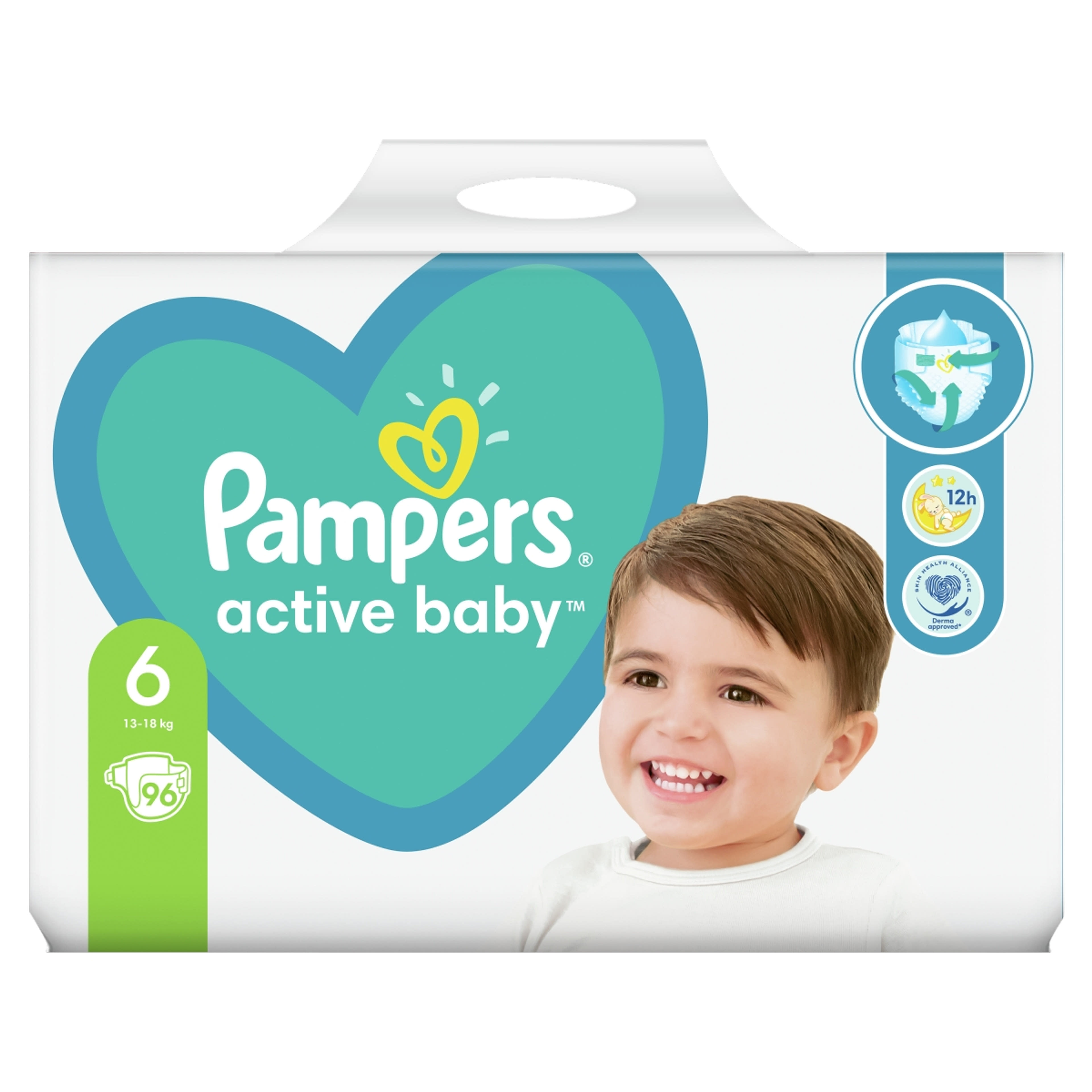 Pampers active baby mega pack+ 6-os 13-18kg - 96 db-2