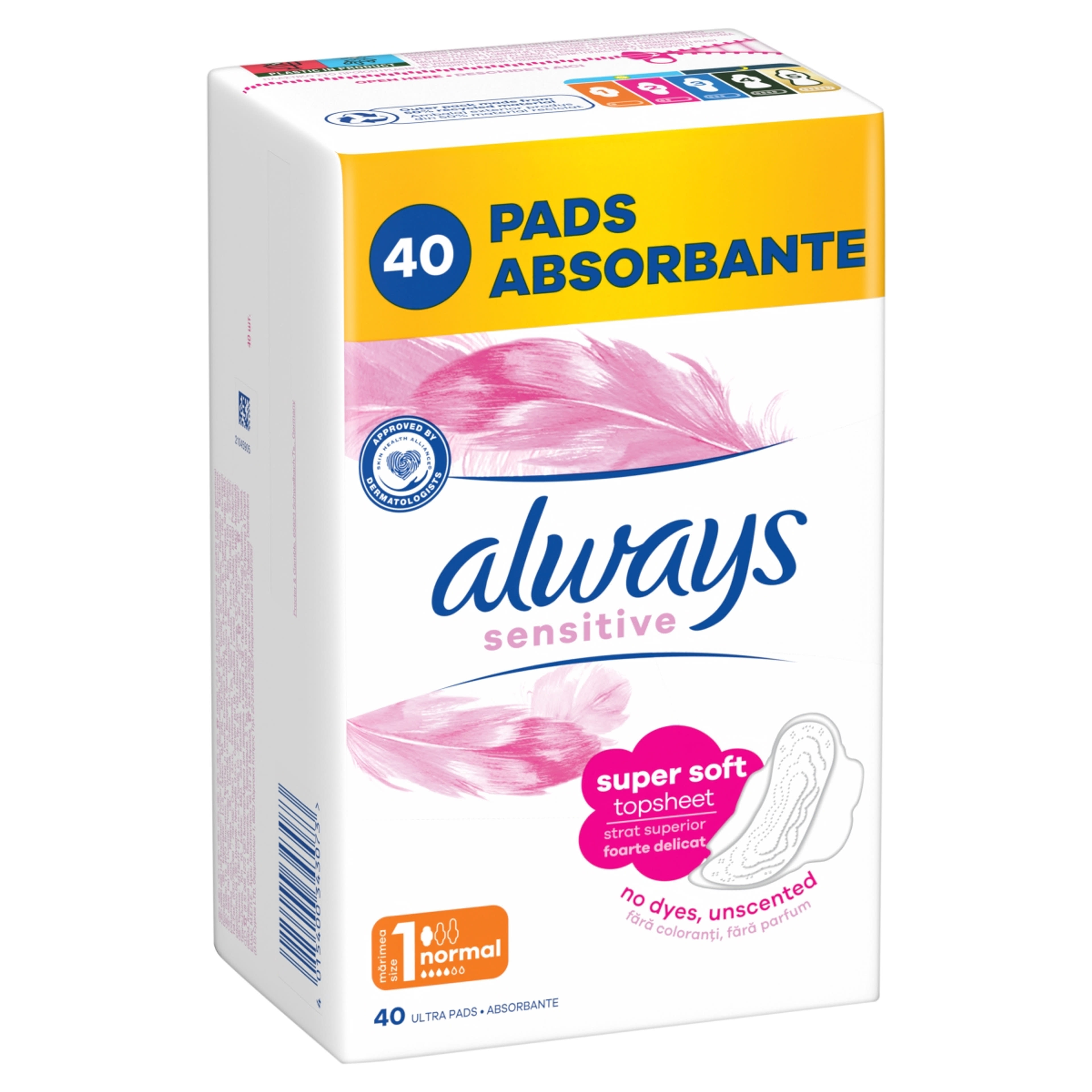 Always Ultra Sensitive Normal Plus egészségügyi betét -  40 db-2