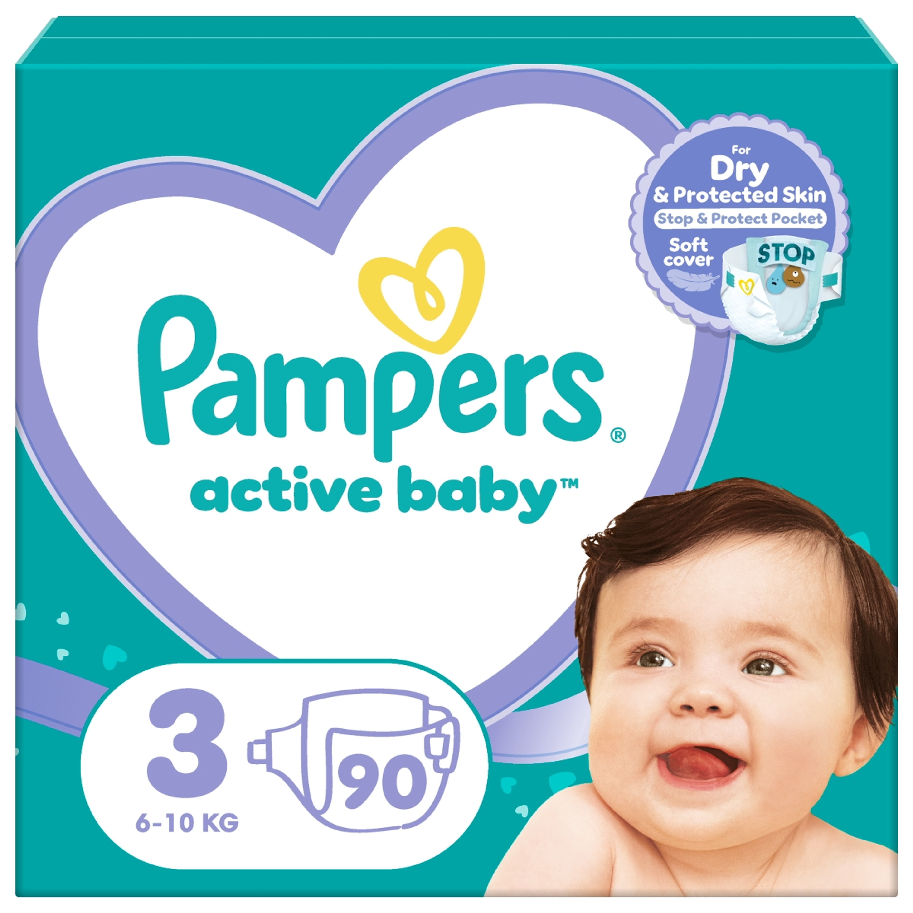 Pampers Active Baby Giant Pack Pelenka 3 - 90 db-9