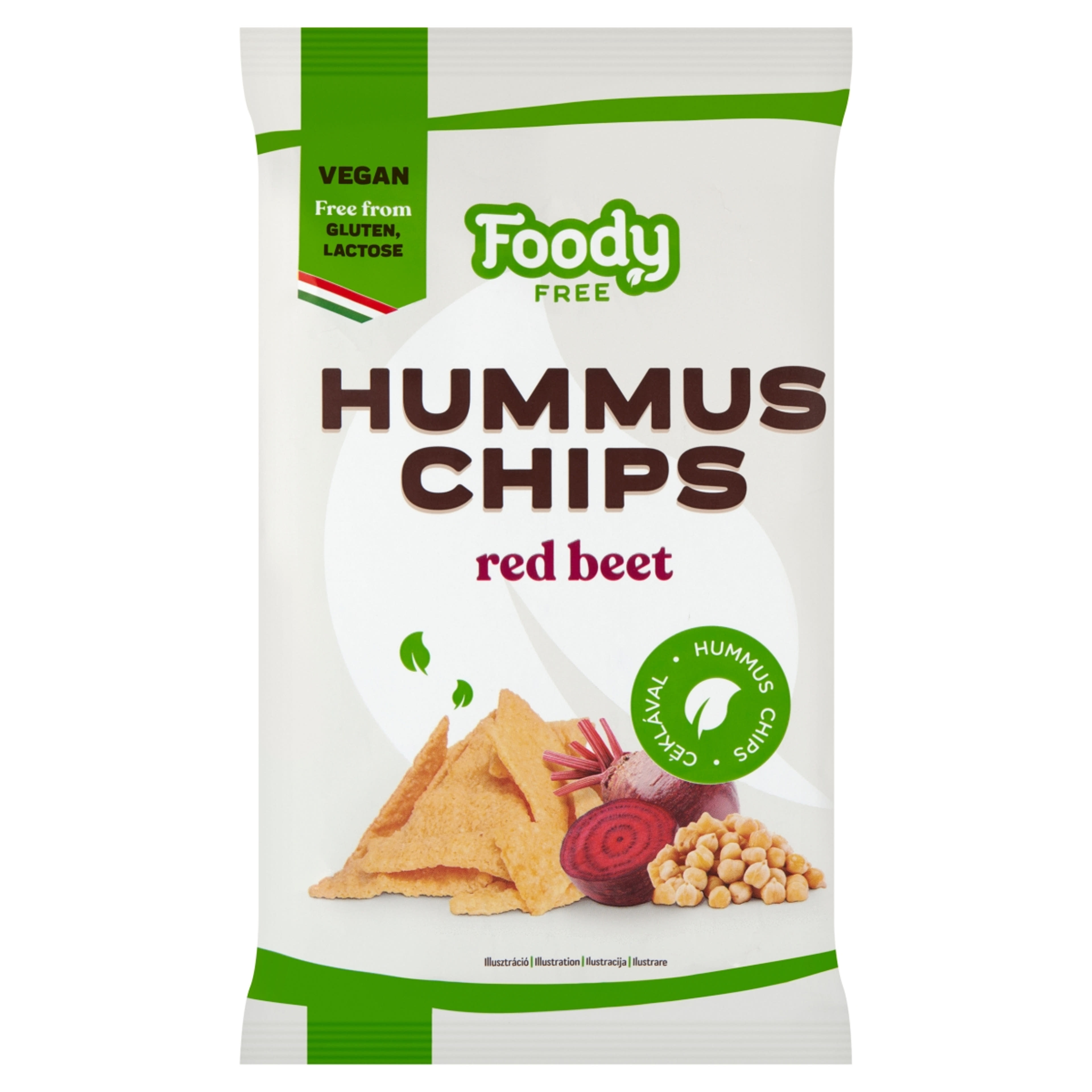 Foody free hummus chips céklával - 50 g-1