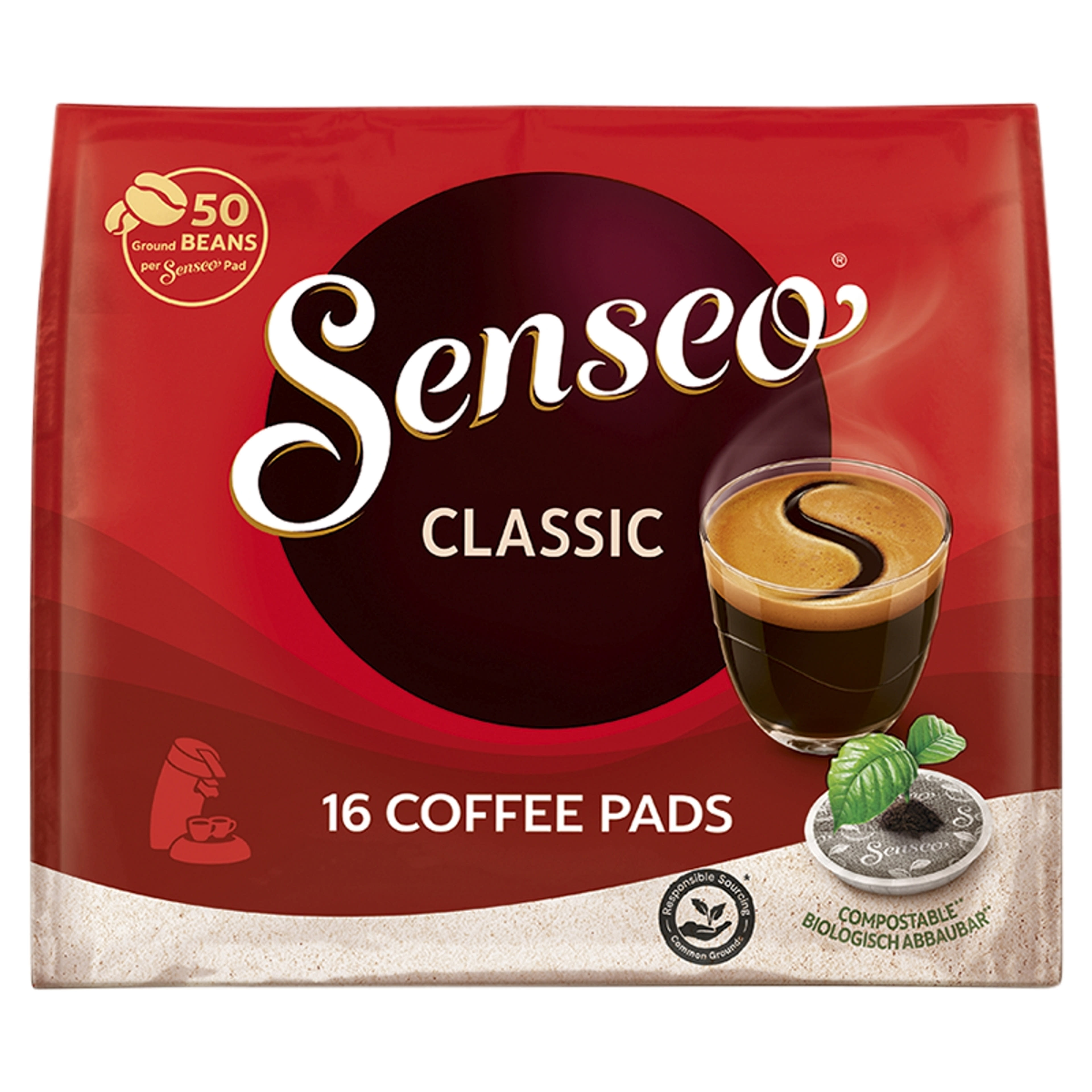 Senseo Classic őrölt pörkölt kávékapárna -16 db