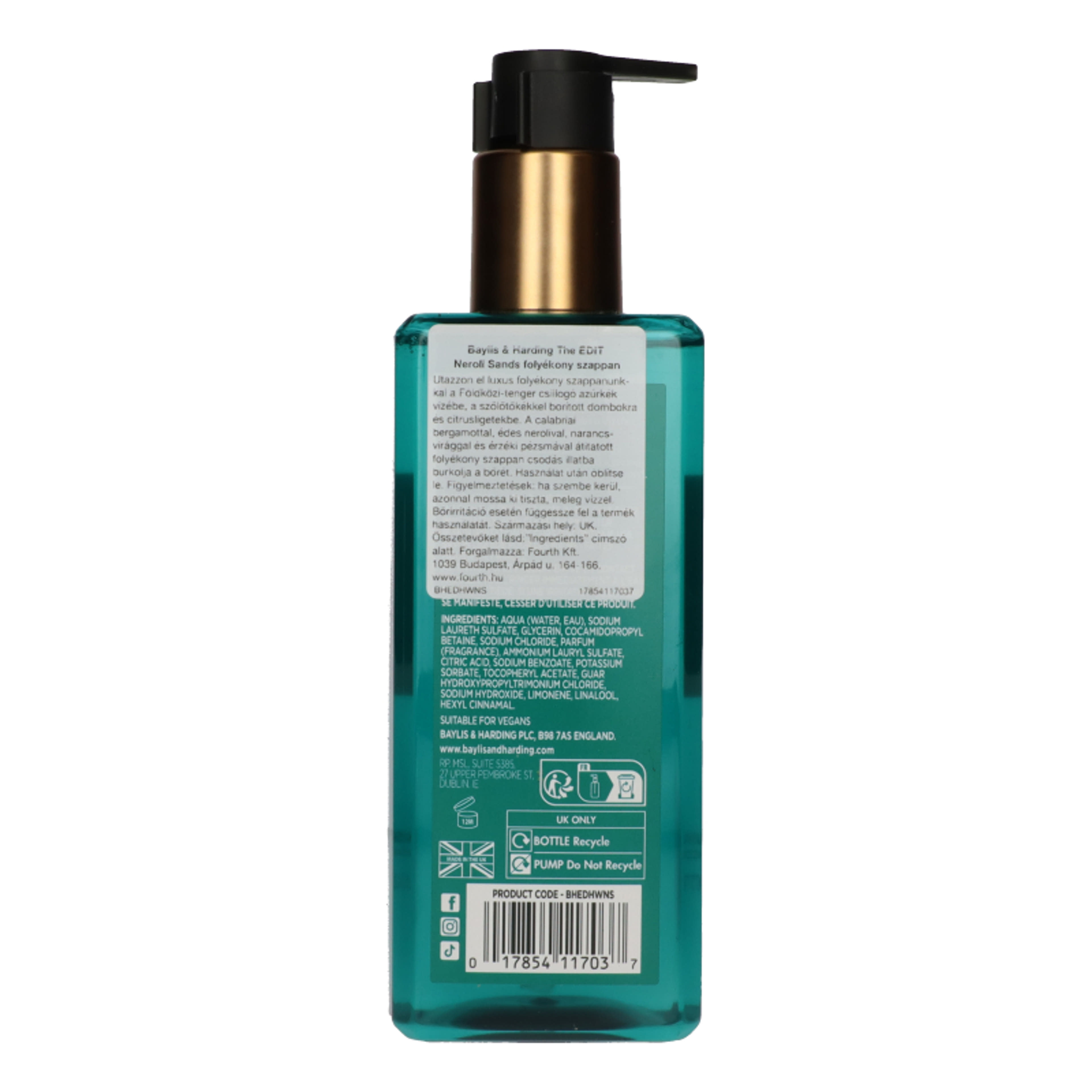 Baylis & Harding The Edit Neroli Sands folyékony szappan - 400 ml-3