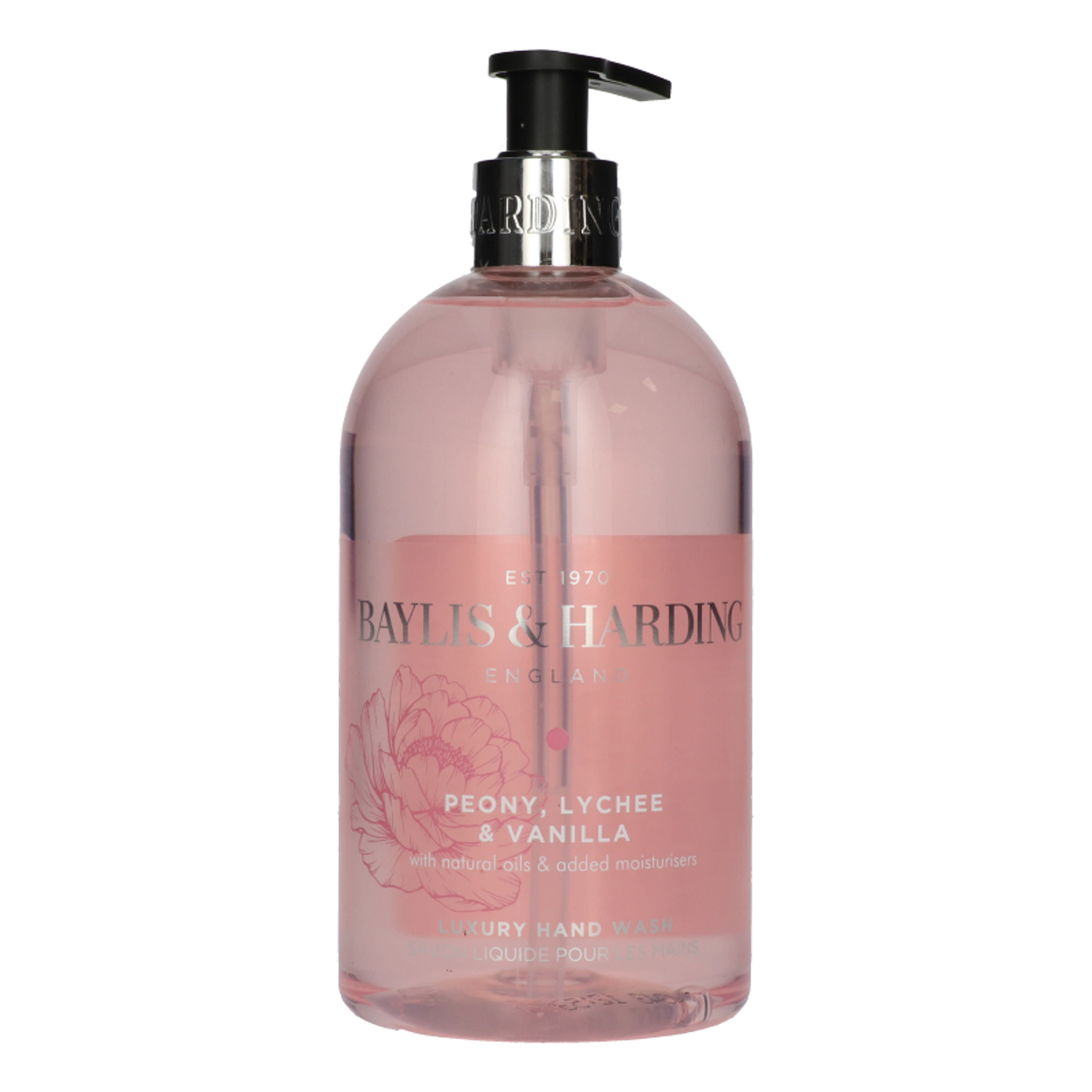 Baylis & Harding folyékony szappan pünkösdi rózsa és vanília illattal - 500 ml