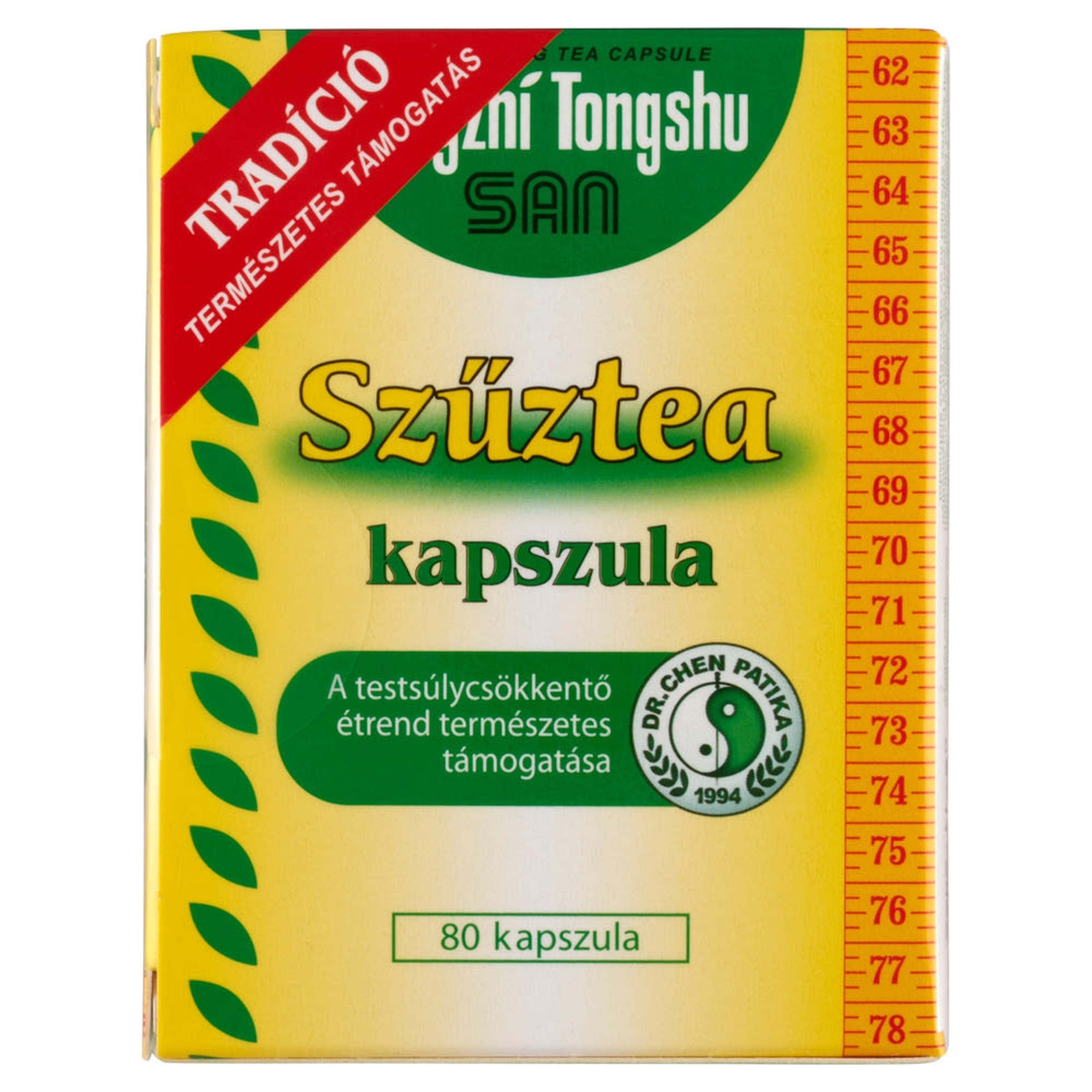 Dr. Chen Patika Szűztea kapszula - 80 db