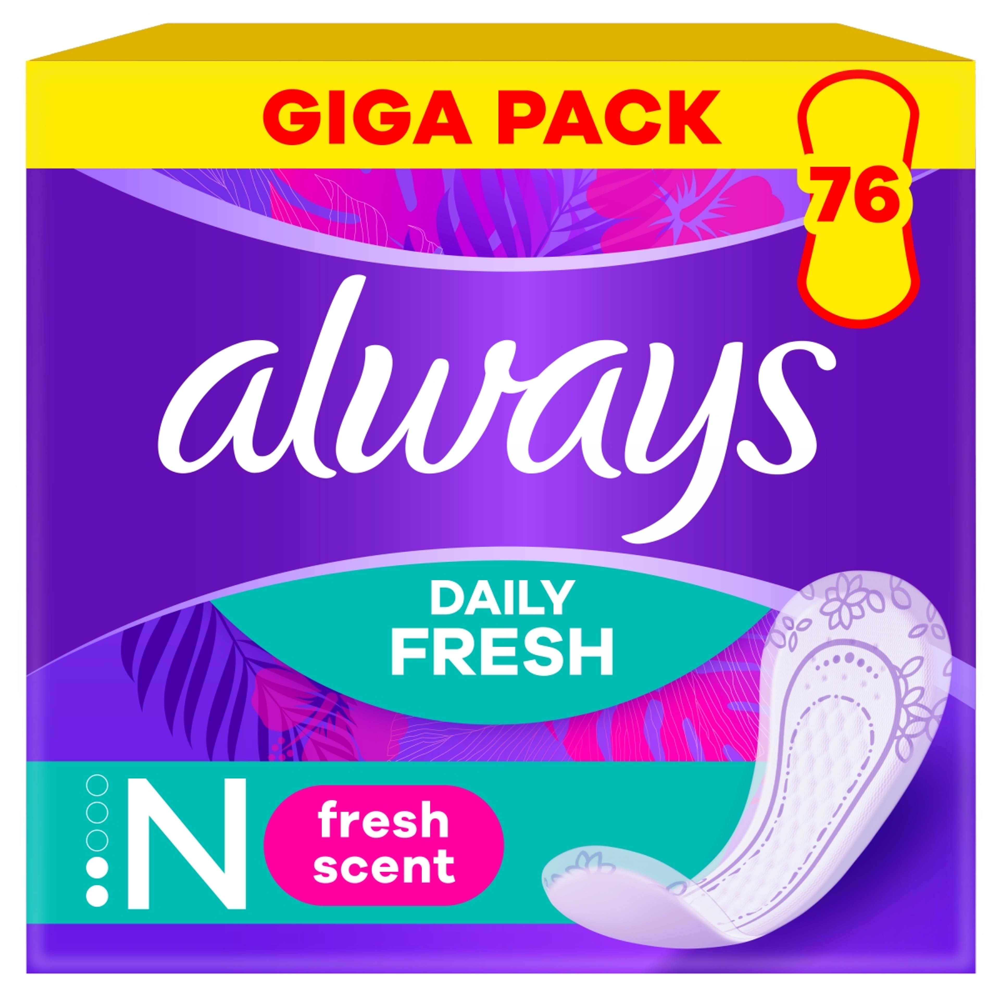 Always Daily Fresh normál tisztasági betét - 76 db-10