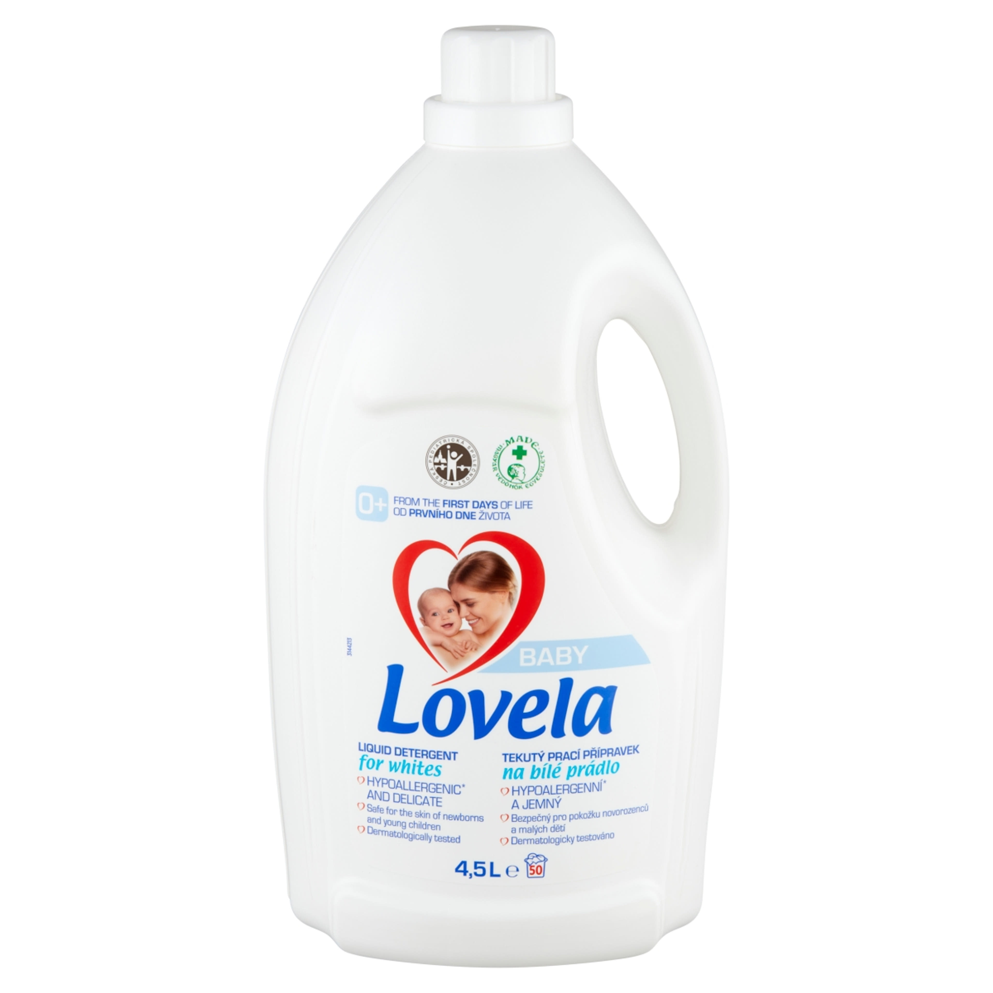 Lovela Baby folyékony mosószer fehér ruhákhoz 50 mosás - 4500 ml-2