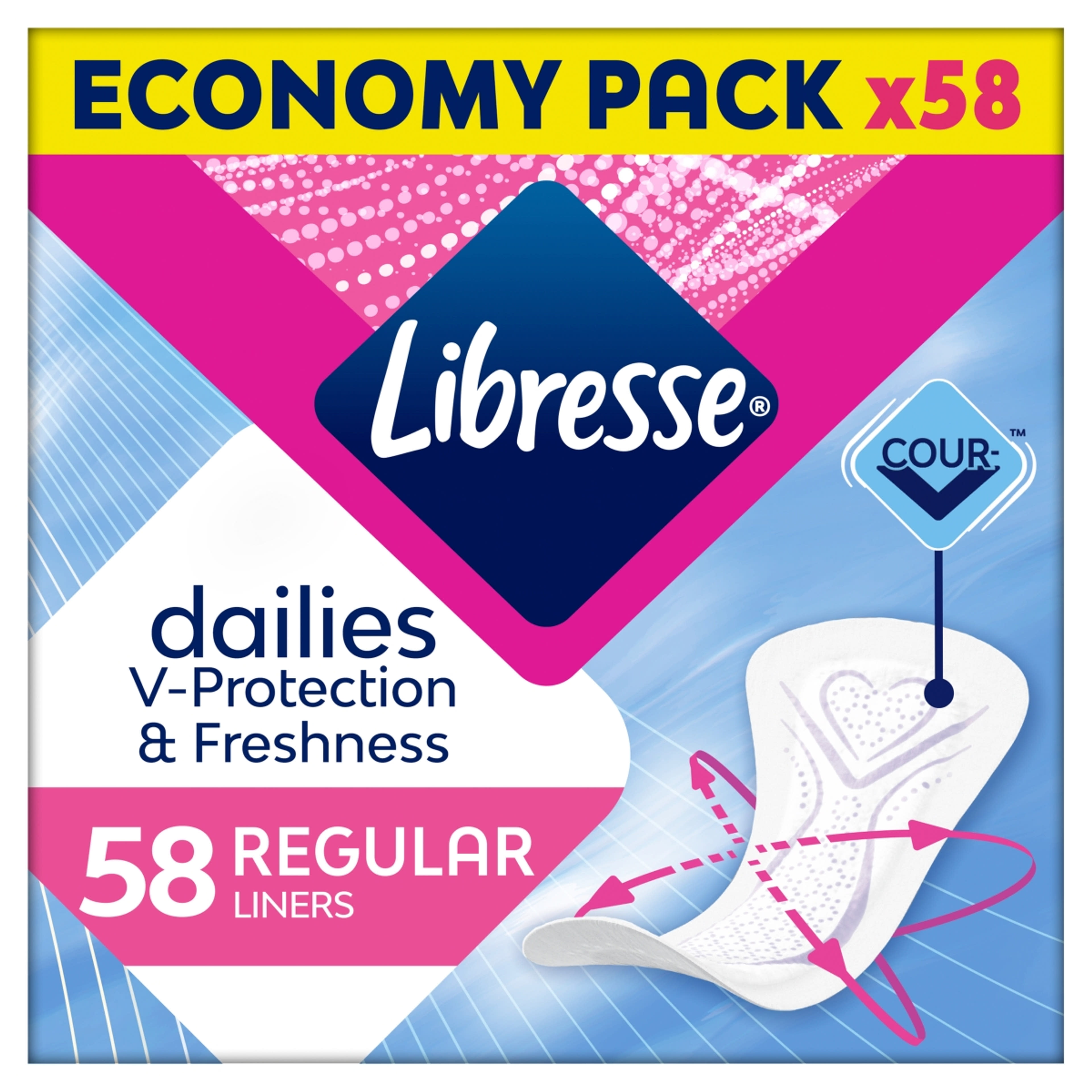 Libresse Normal tisztasági betét - 58 db-6