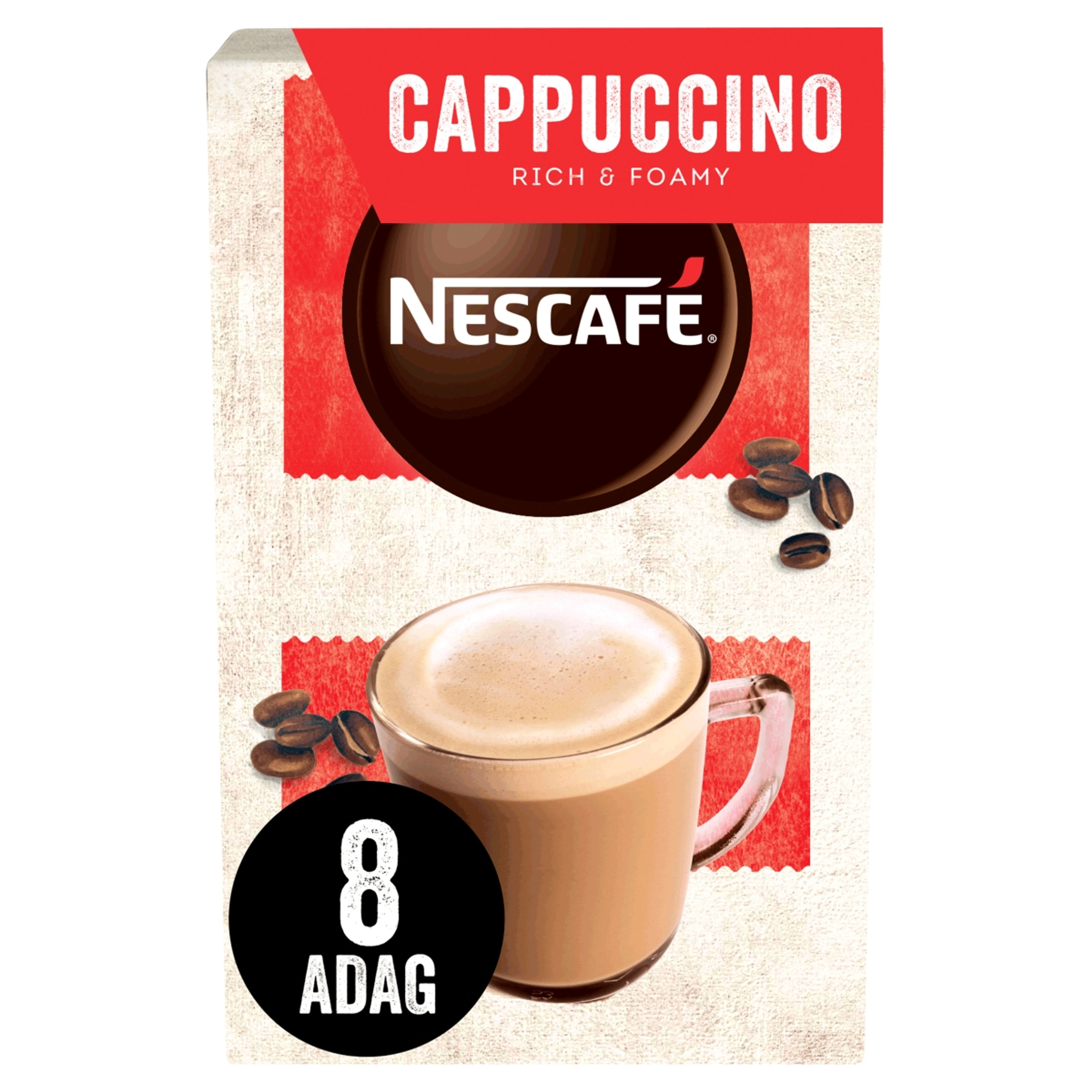 Nescafé Cappuccino azonnal oldódó kávéspecialitás 8 x 15 g - 120 g-3