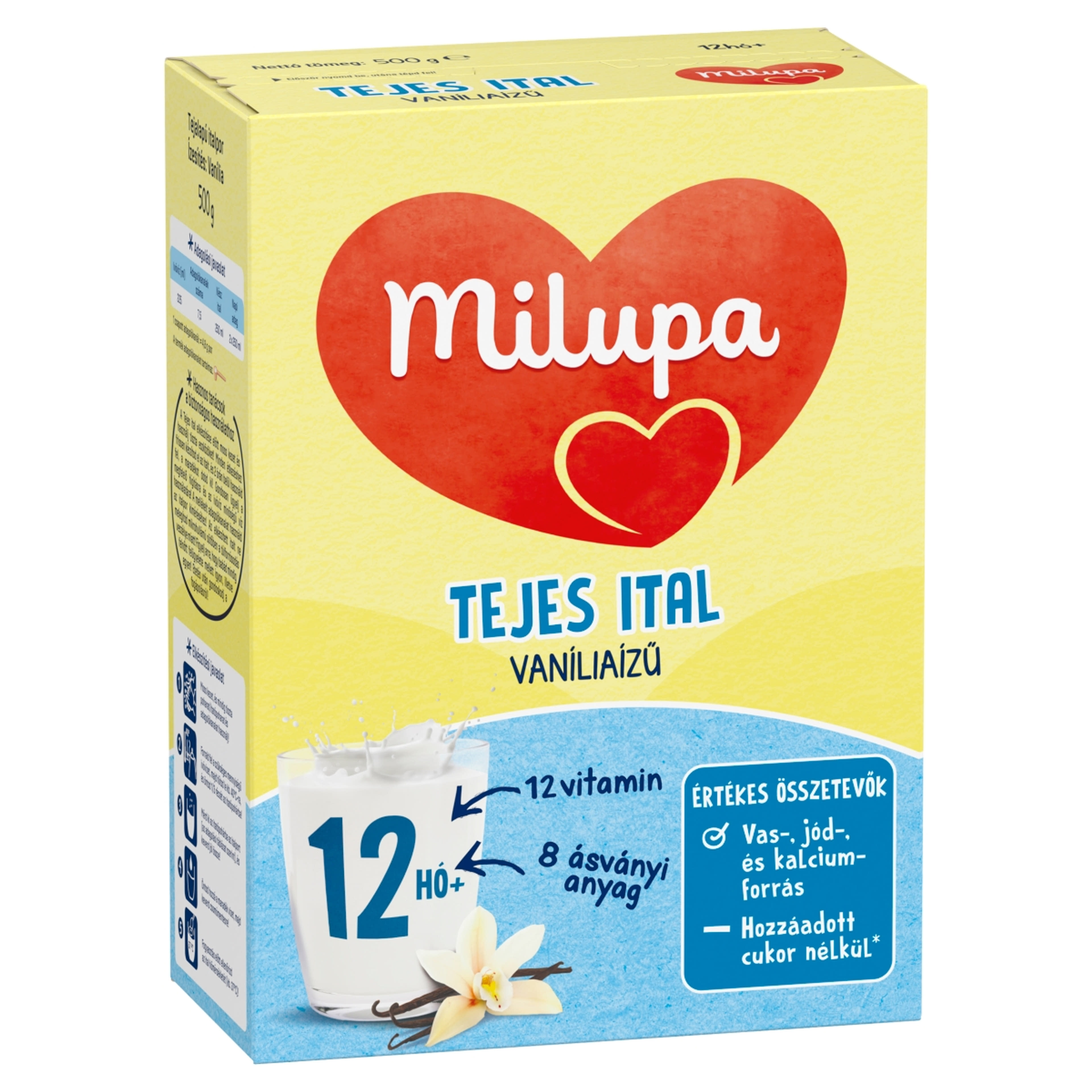 Milupa tejes ital vaníliaízű 12 hónspos kortól - 500 g-3