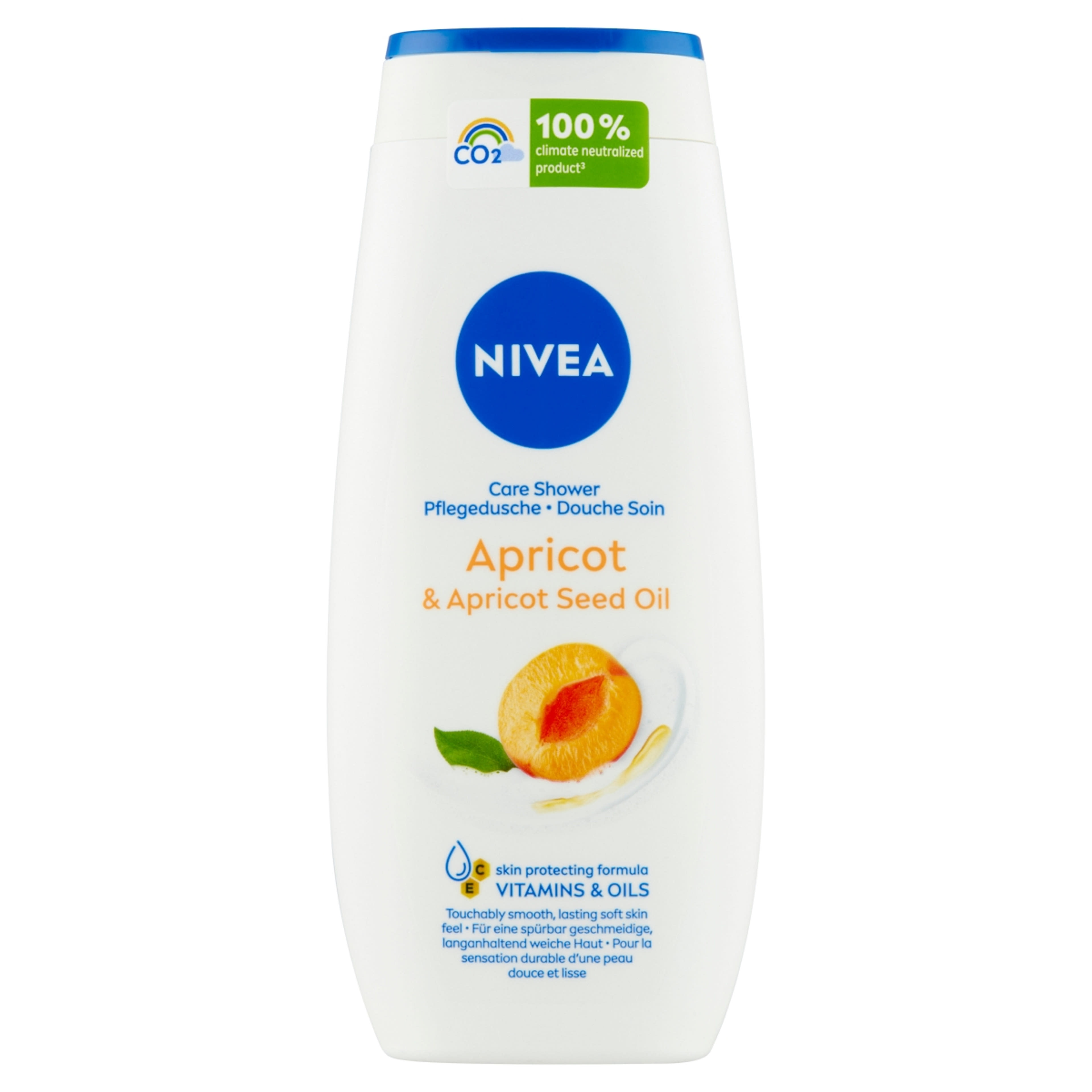 Nivea tusfürdő Care & Apricot - 250 ml-1
