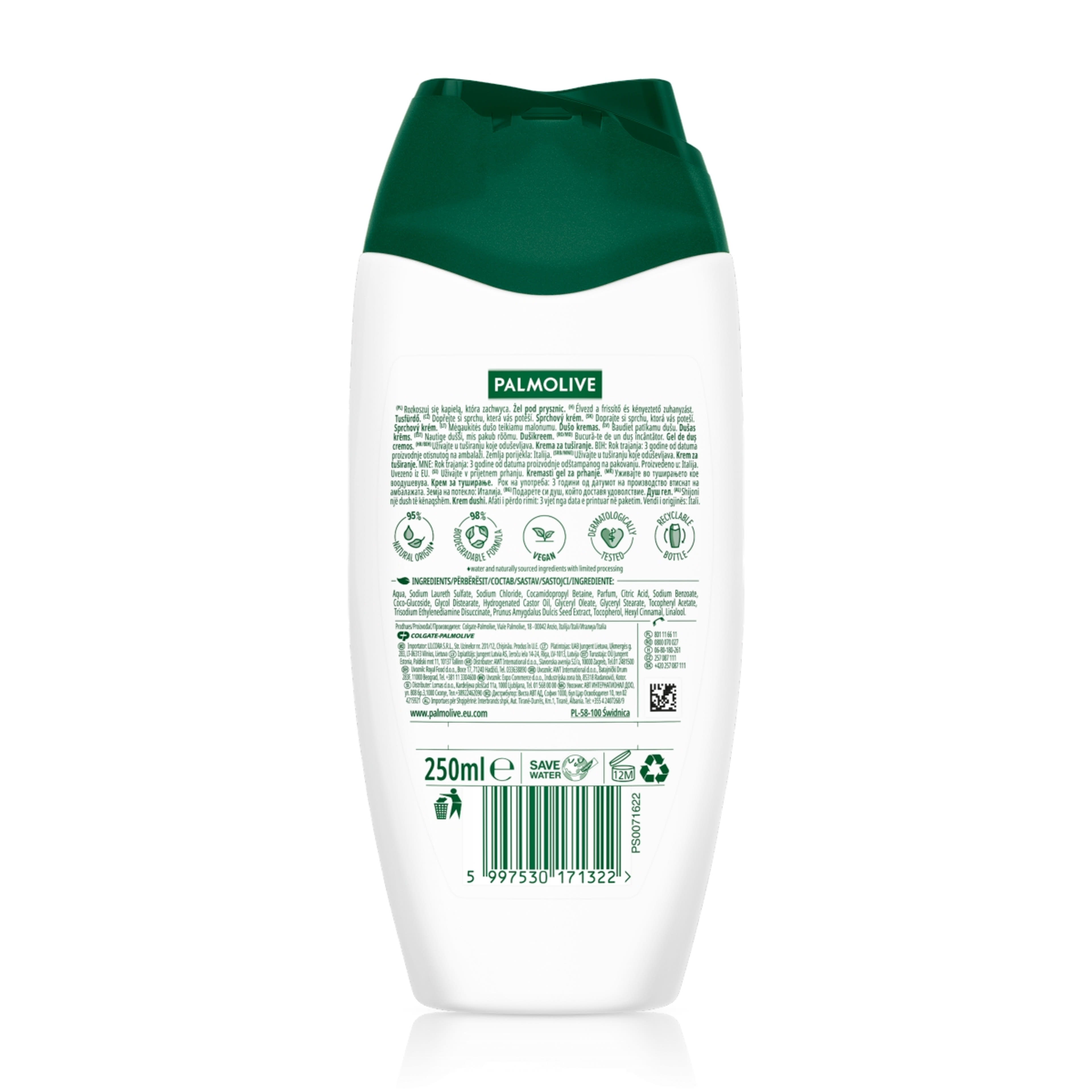 Palmolive Naturals Almond & Milk krémes tusfürdő - 250 ml-2
