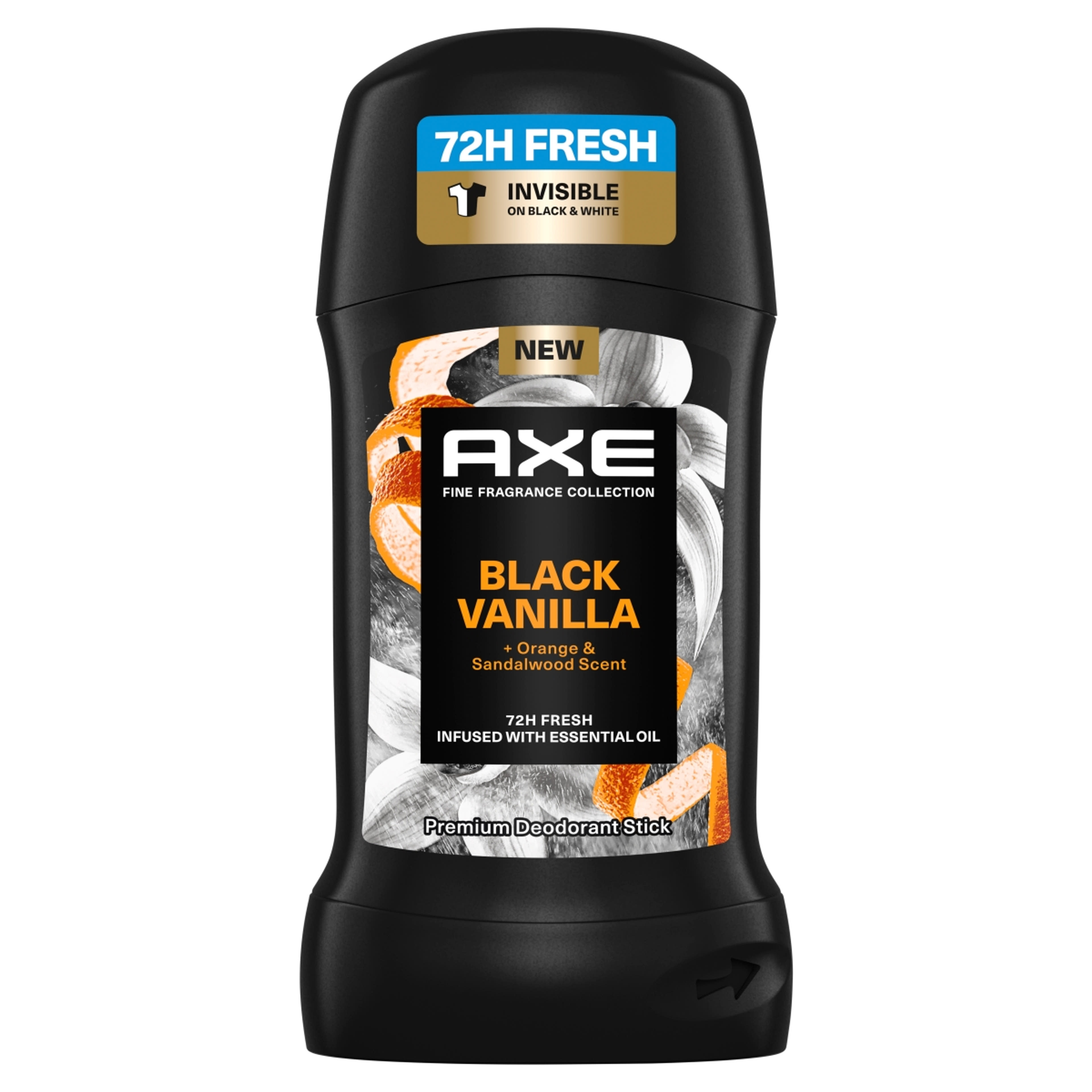 AXE Fine Fragrance Collection Black Vanilla + Orange & Sandalwood Scent dezodor stift - 50 ml