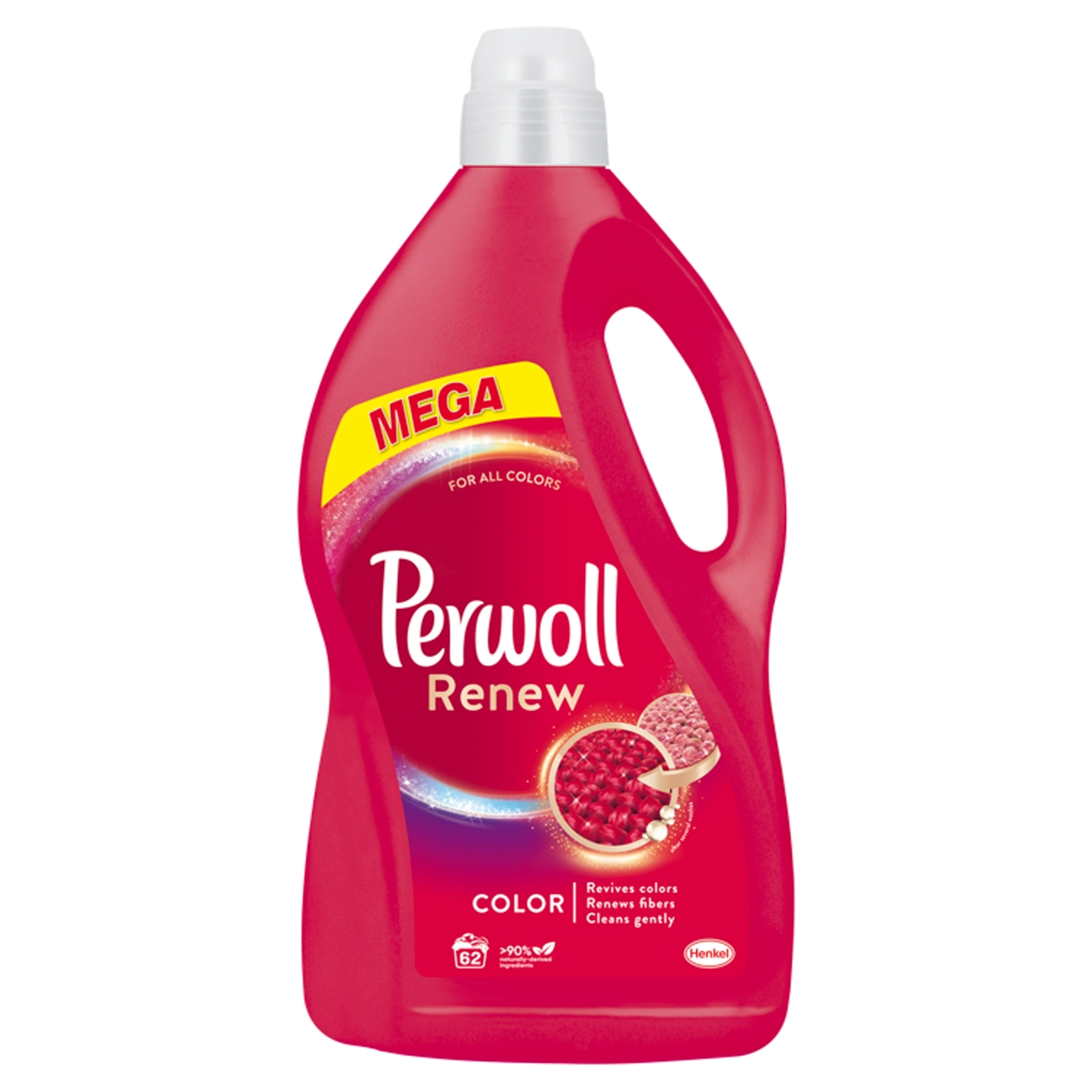 Perwoll Renew & Color folyékony mosószer, 62 mosás - 3720 ml
