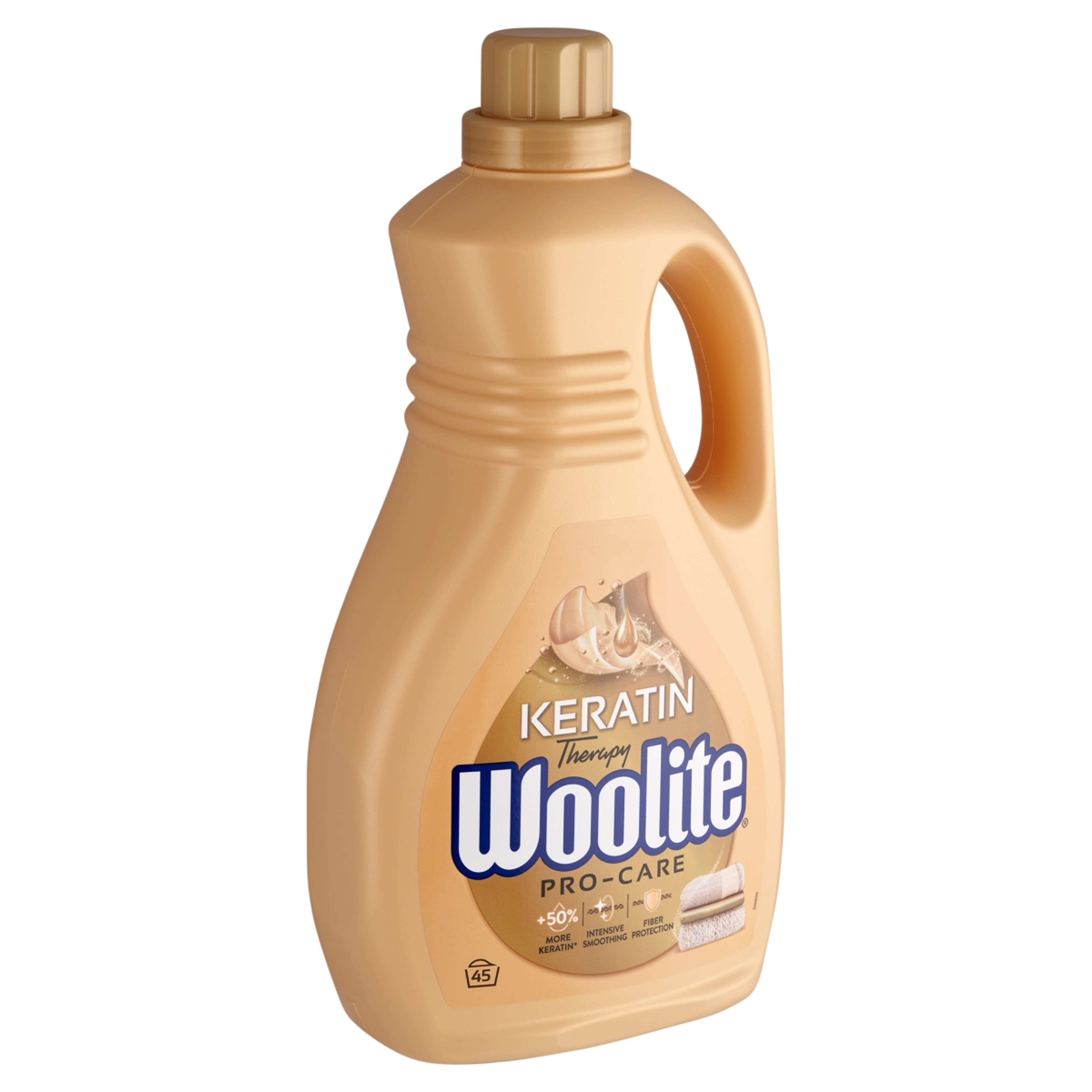 Woolite Keratin Therapy Pro-Care folyékony mosószer keratinnal minden ruhatípushoz 45 mosás - 2700 ml-2